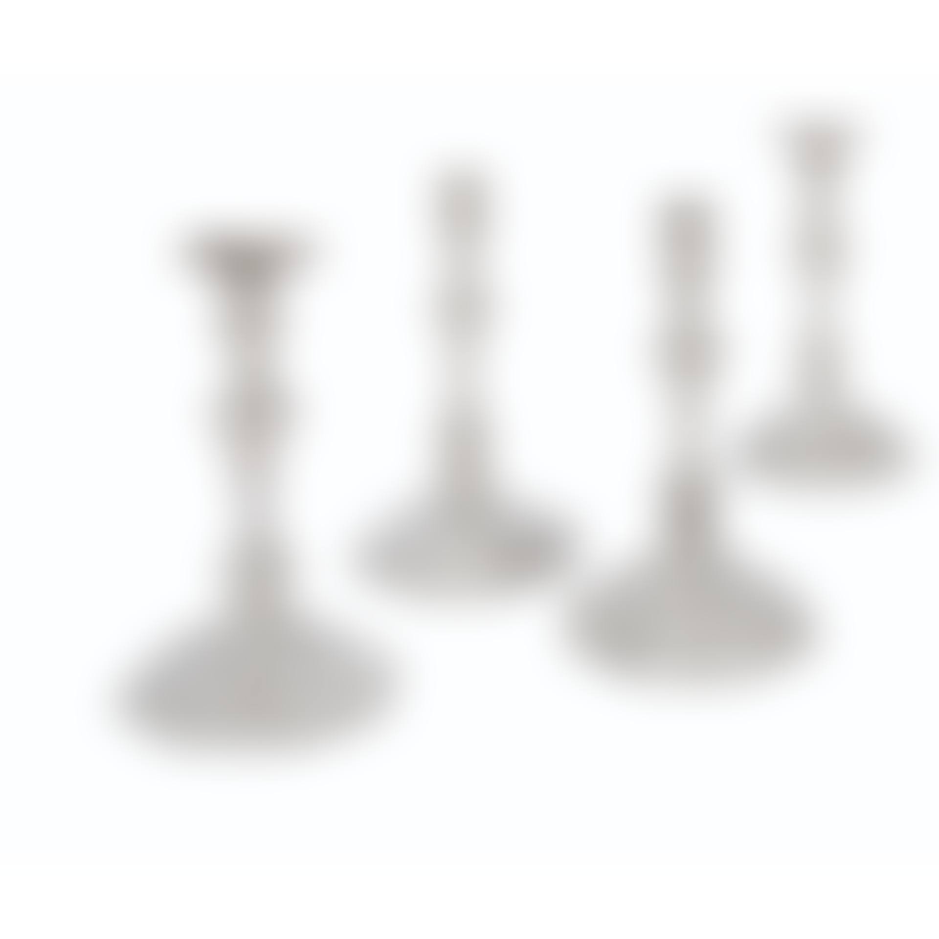 TWO PAIRS OF LOUIS XV SILVER CANDLESTICKS  (preview)
