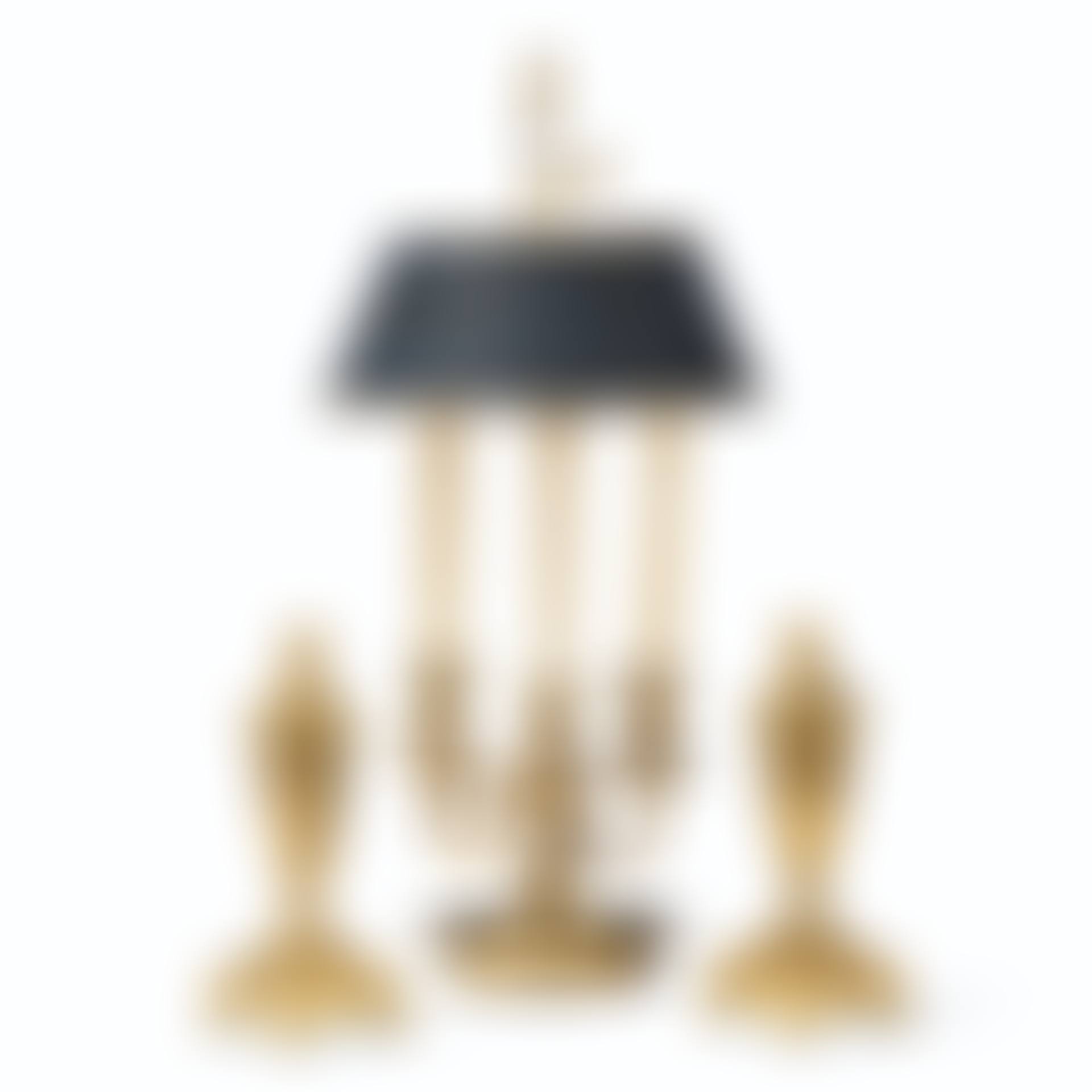 A DIRECTOIRE ORMOLU LAMPE BOUILLOTTE AND A PAIR OF LOUIS XVI ORMOLU CASSOLETTES  (preview)