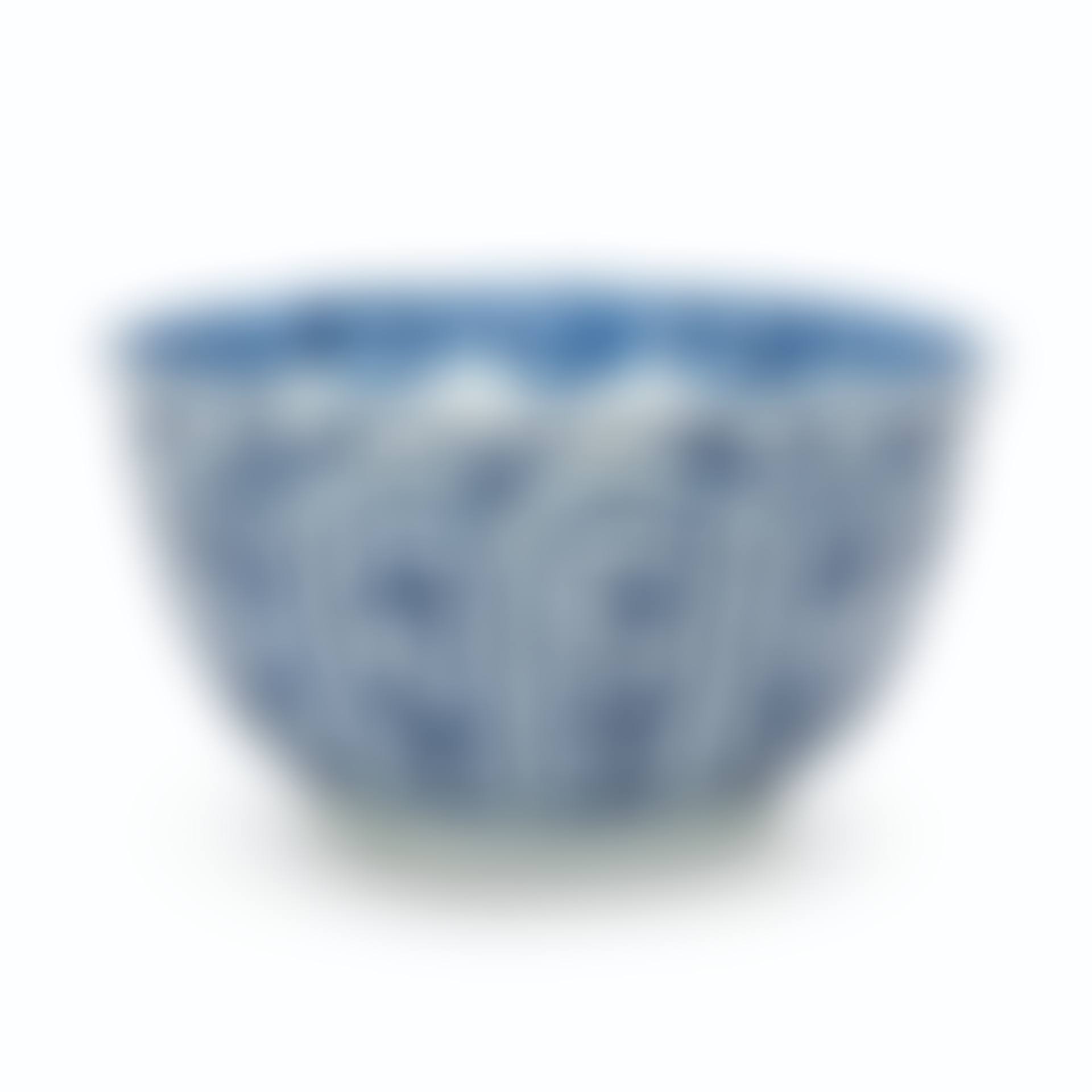 A LARGE CHINESE BLUE AND WHITE PORCELAIN FOLIATE-RIMMED PETAL-MOULDED PUNCH BOWL (preview)