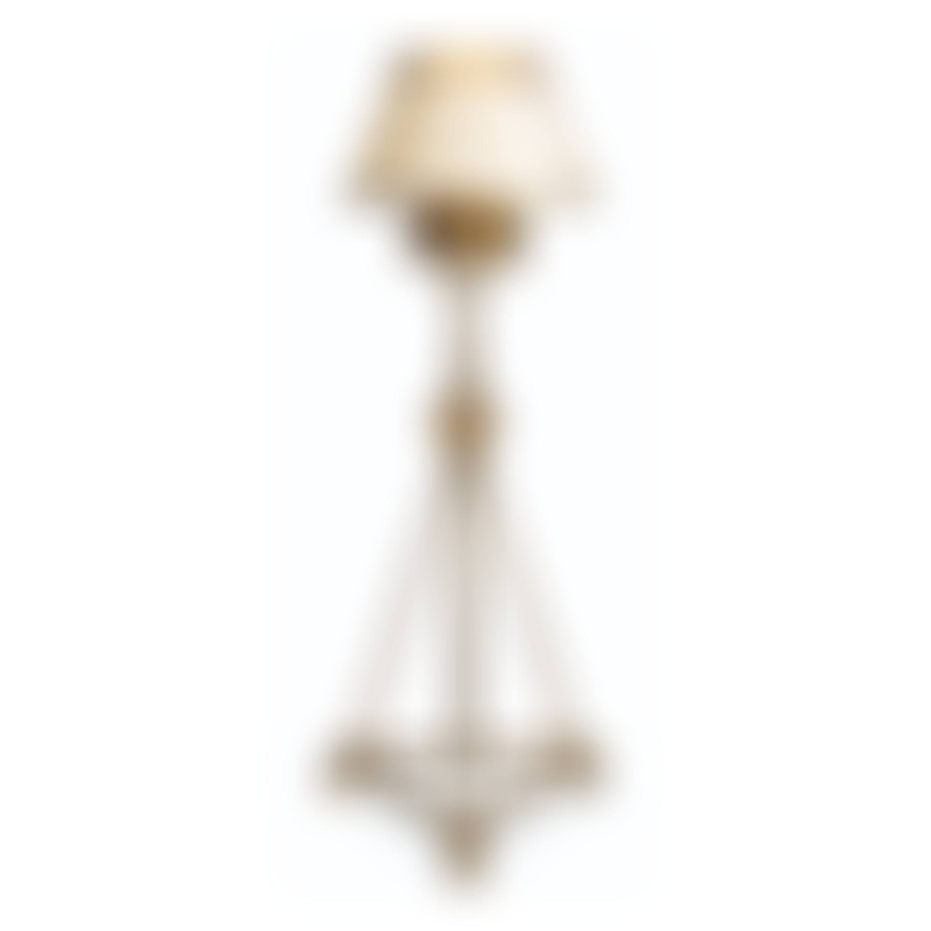 A GERMAN 'JUGENDSTIL' ADJUSTABLE BRASS FLOOR LAMP  (preview)