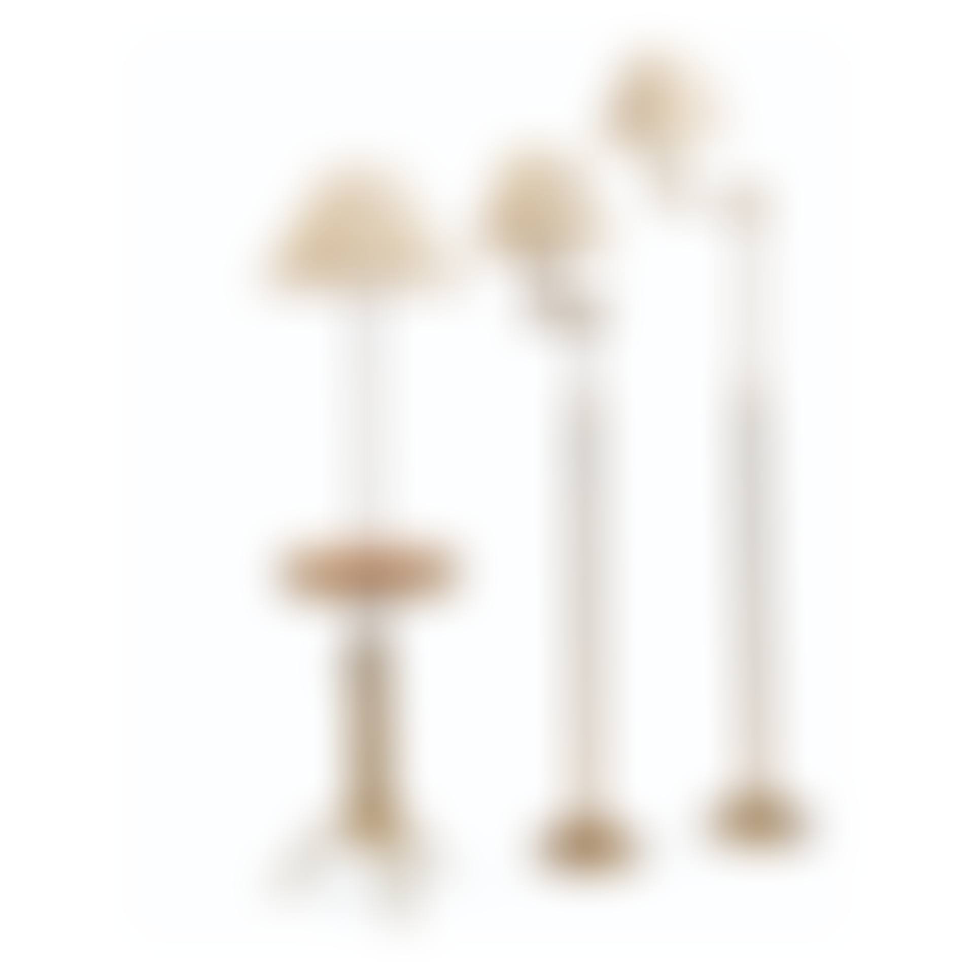 A PAIR OF BRASS TELESCOPIC FLOOR LAMPS (preview)