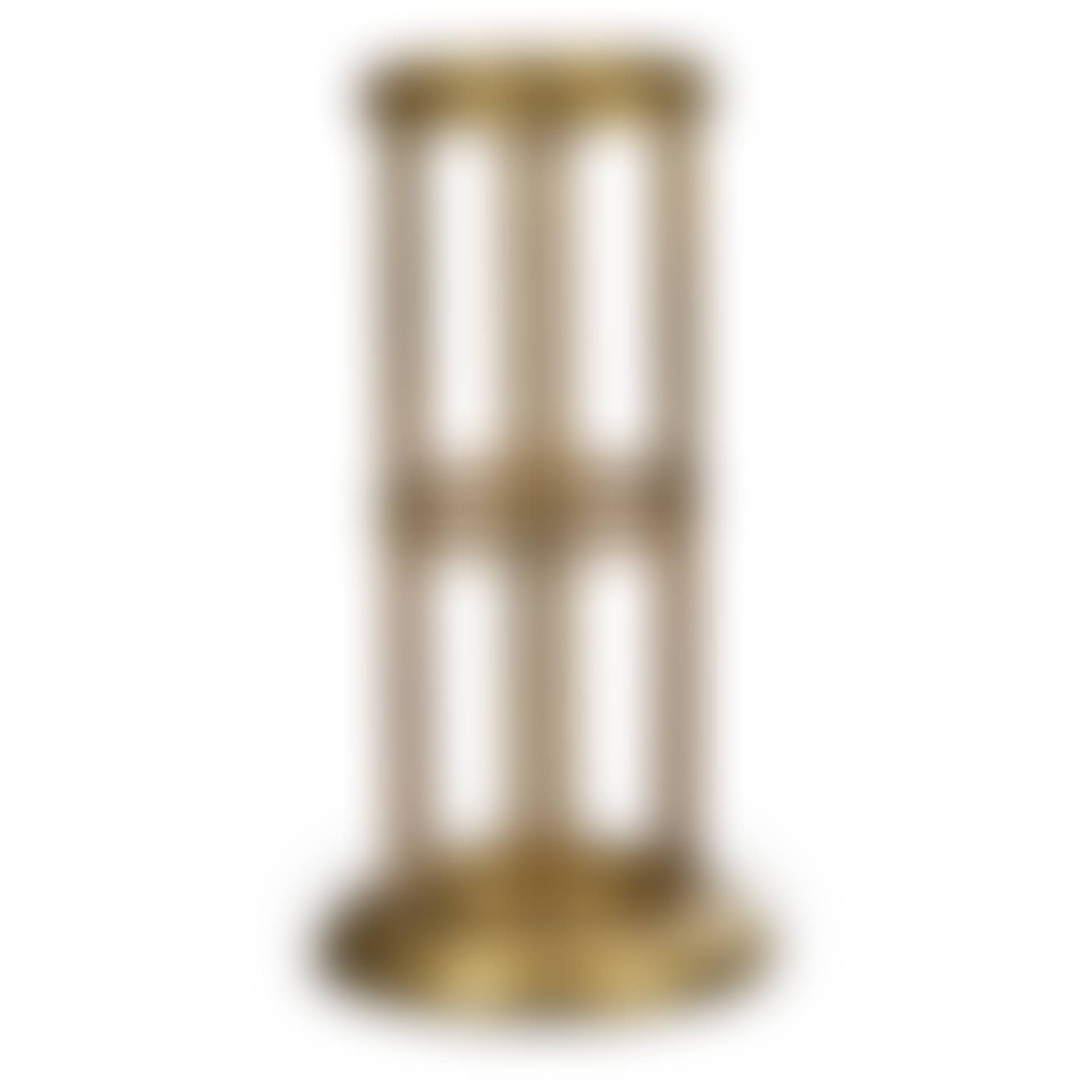 A BELGIAN BRASS UMBRELLA STAND  (preview)