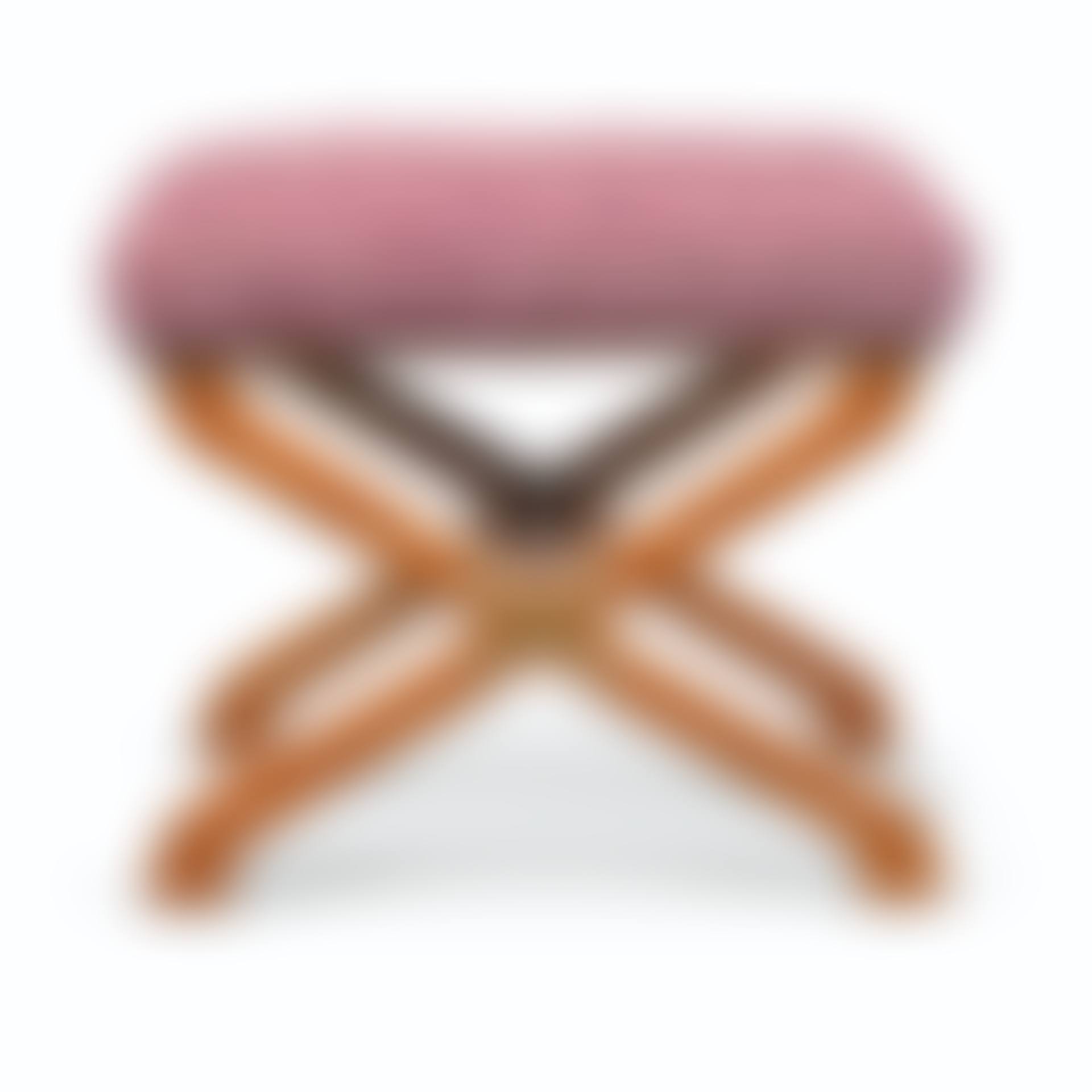A VICTORIAN REFORMED GOTHIC X-FRAME OAK STOOL (preview)