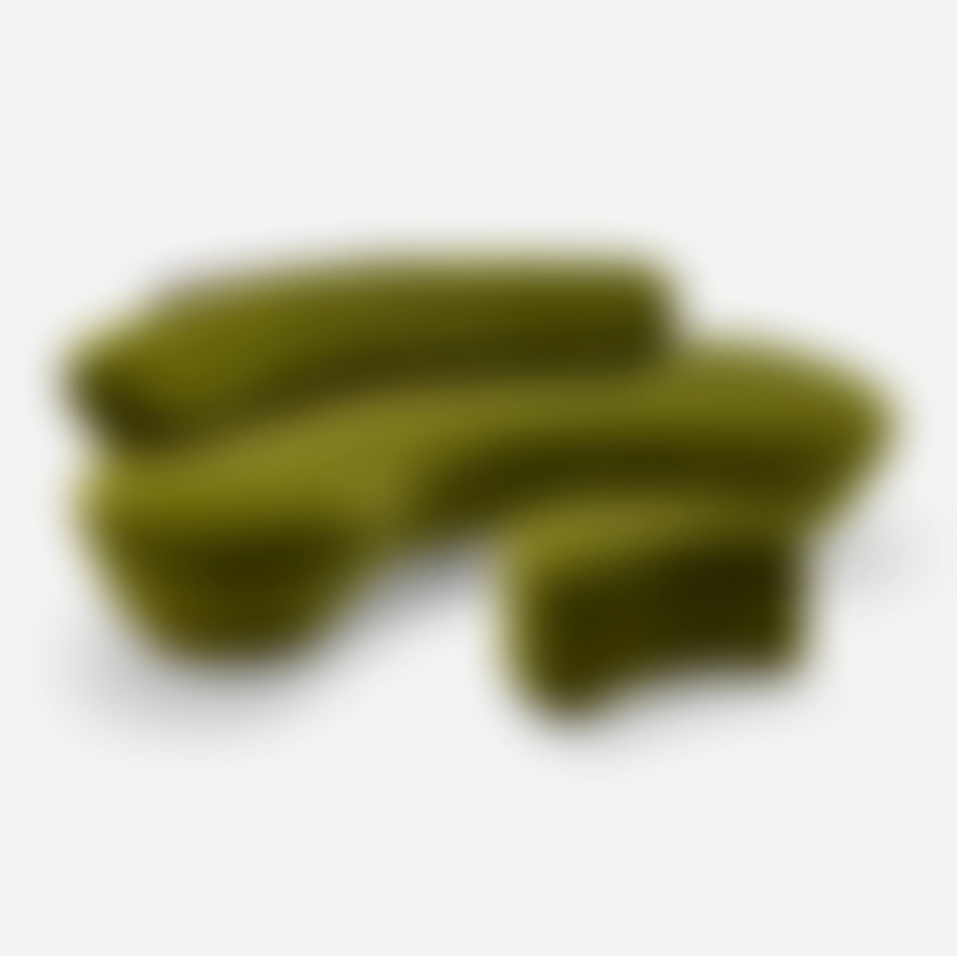 Serpentine sofa and sculpted sofa table (preview)