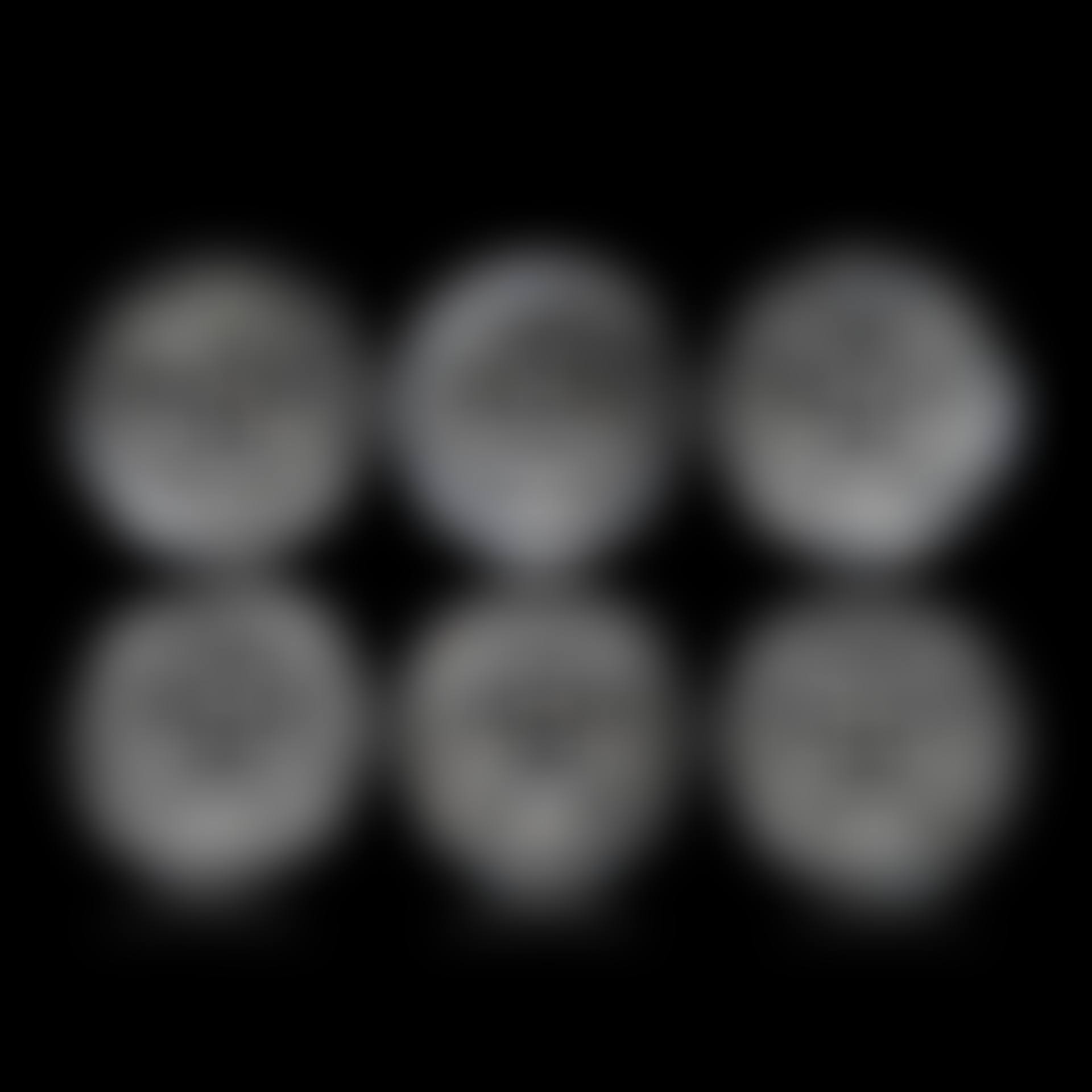 Six "Coquilles No. 2" plates (preview)