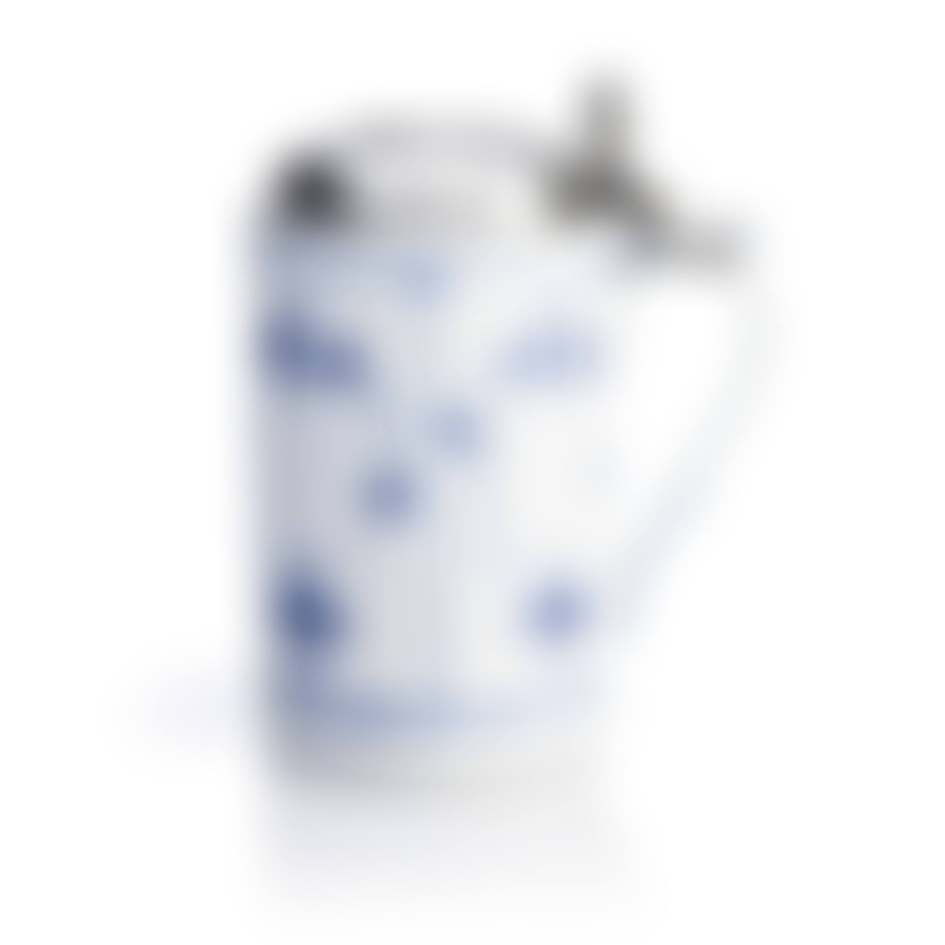 A porcelain beer mug with silver fittings and cover (preview)
