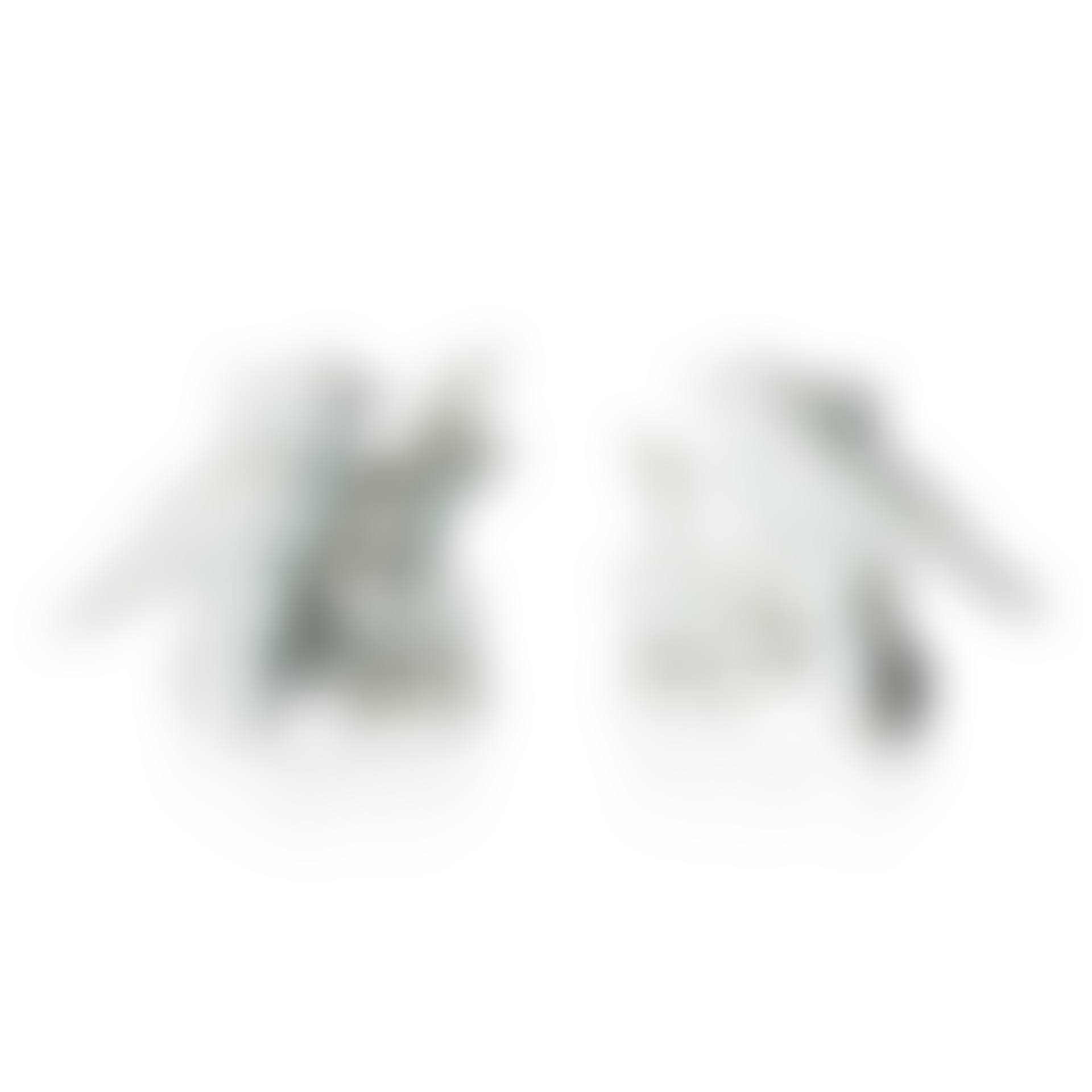 A pair of blanc de chine candle/joss stick holders (preview)