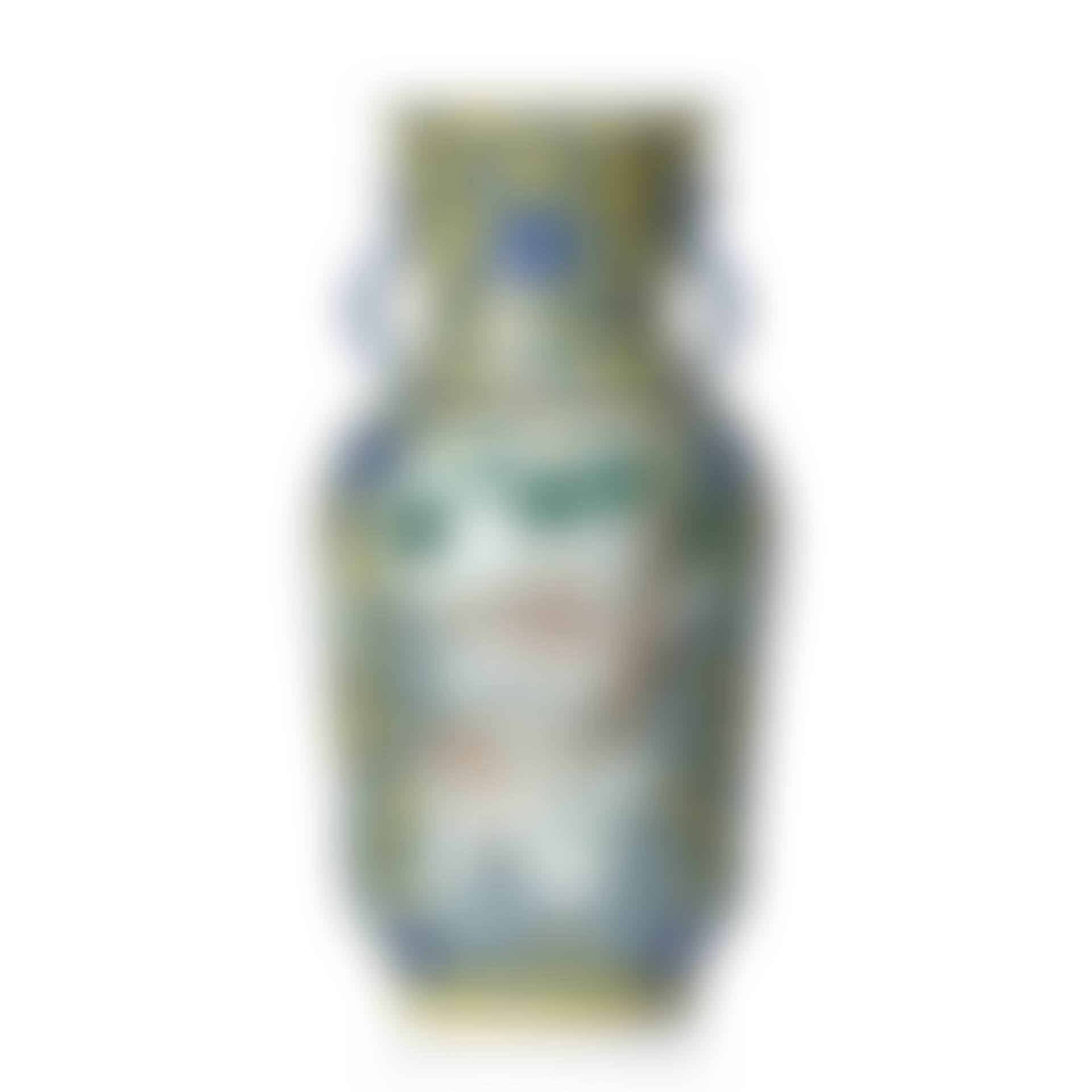 A famille rose yellow ground vase (preview)
