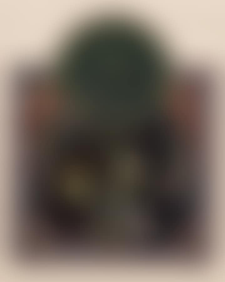 Green Man; a woodland vignette with Celtic design borders (preview)