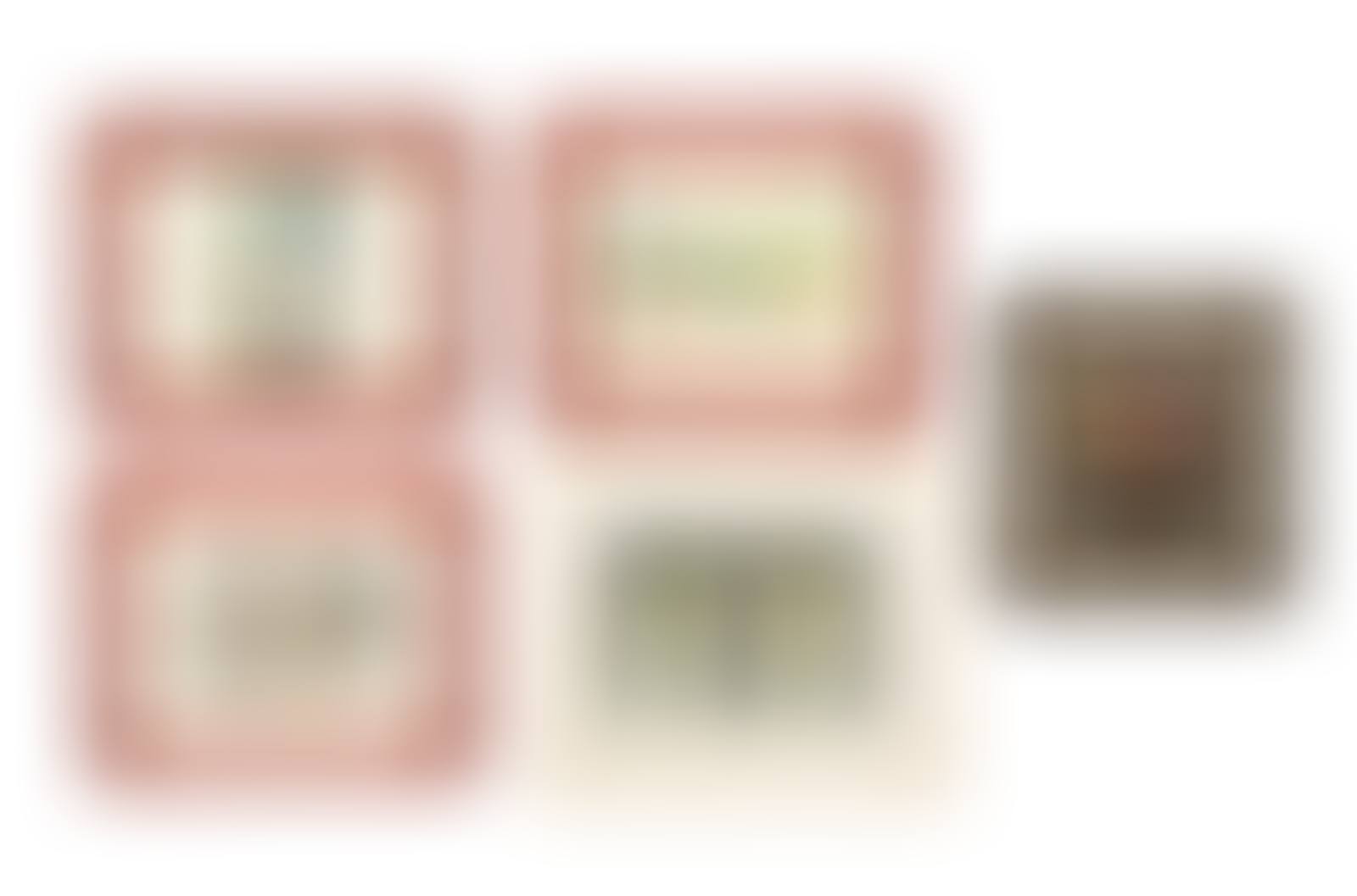 Three Printed Illustrations of interiors; An English Garden; Bouquet of Flowers in a Red-Figured Vase (five works) (preview)