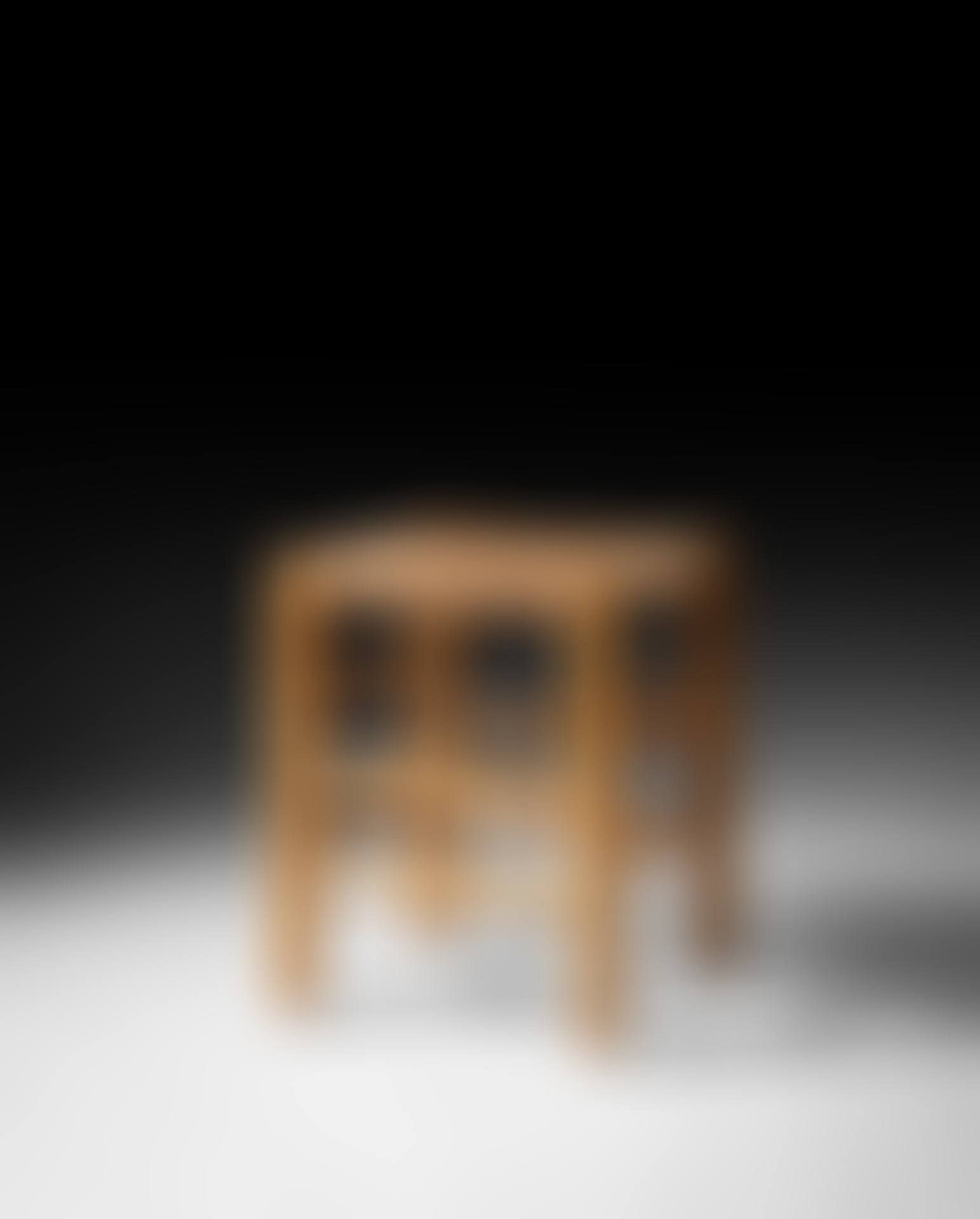 Ash wood stool (preview)