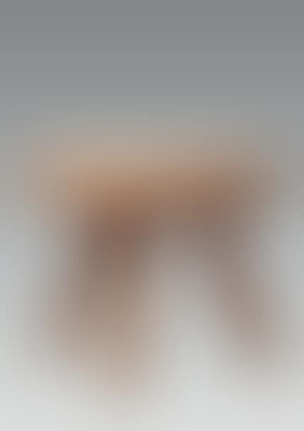 LOW edition STOOL in light ash with tapered tripod base (preview)