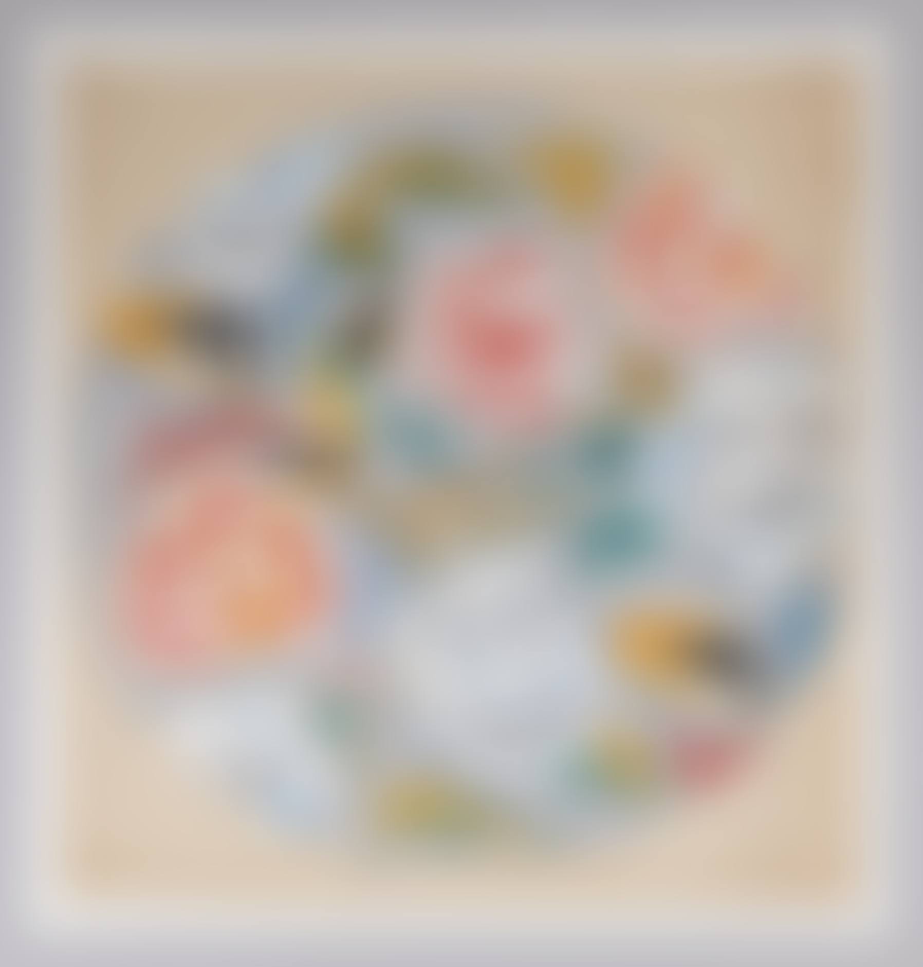 Medallion project with rose decoration (preview)