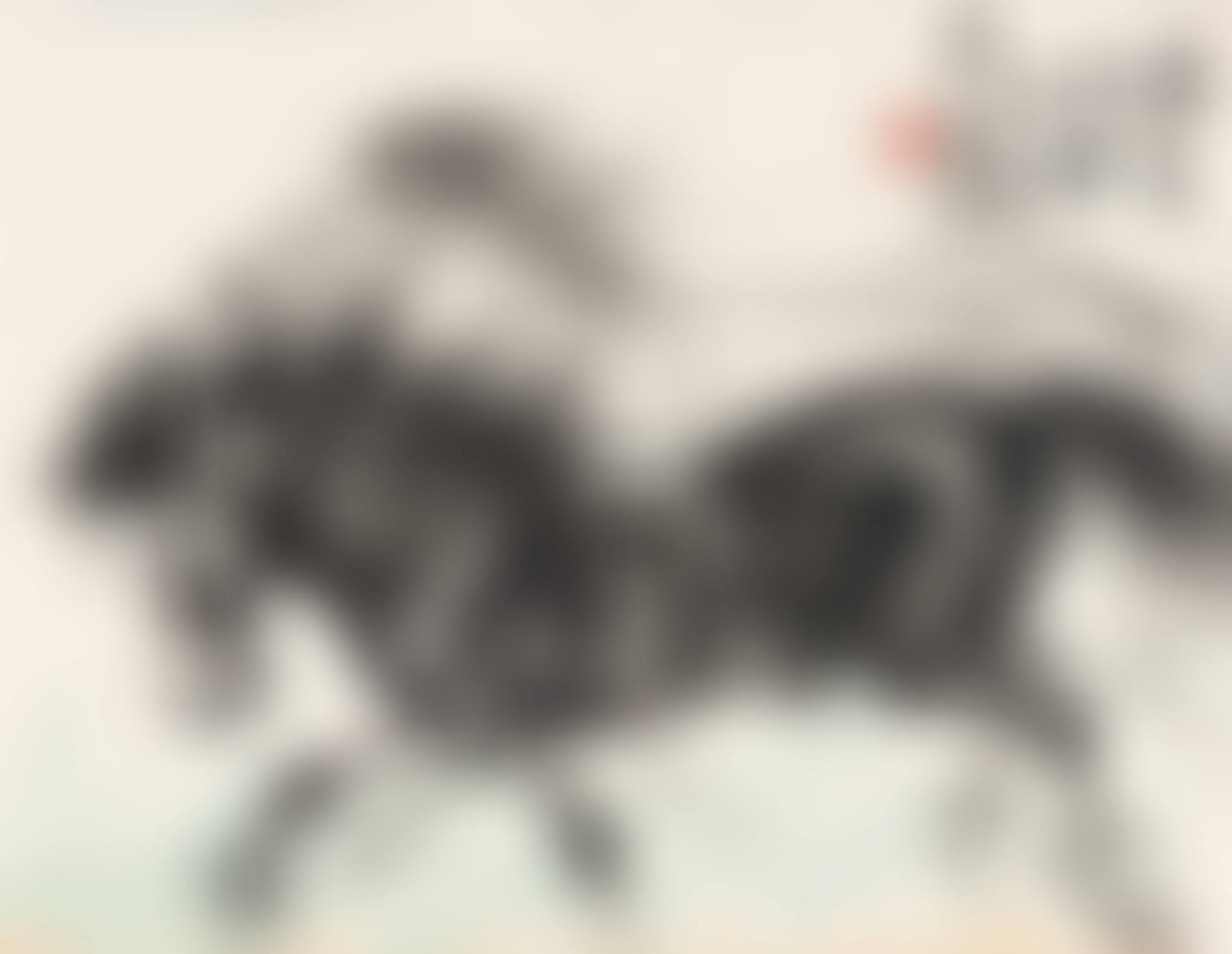 TWO RUNNING HORSES (preview)