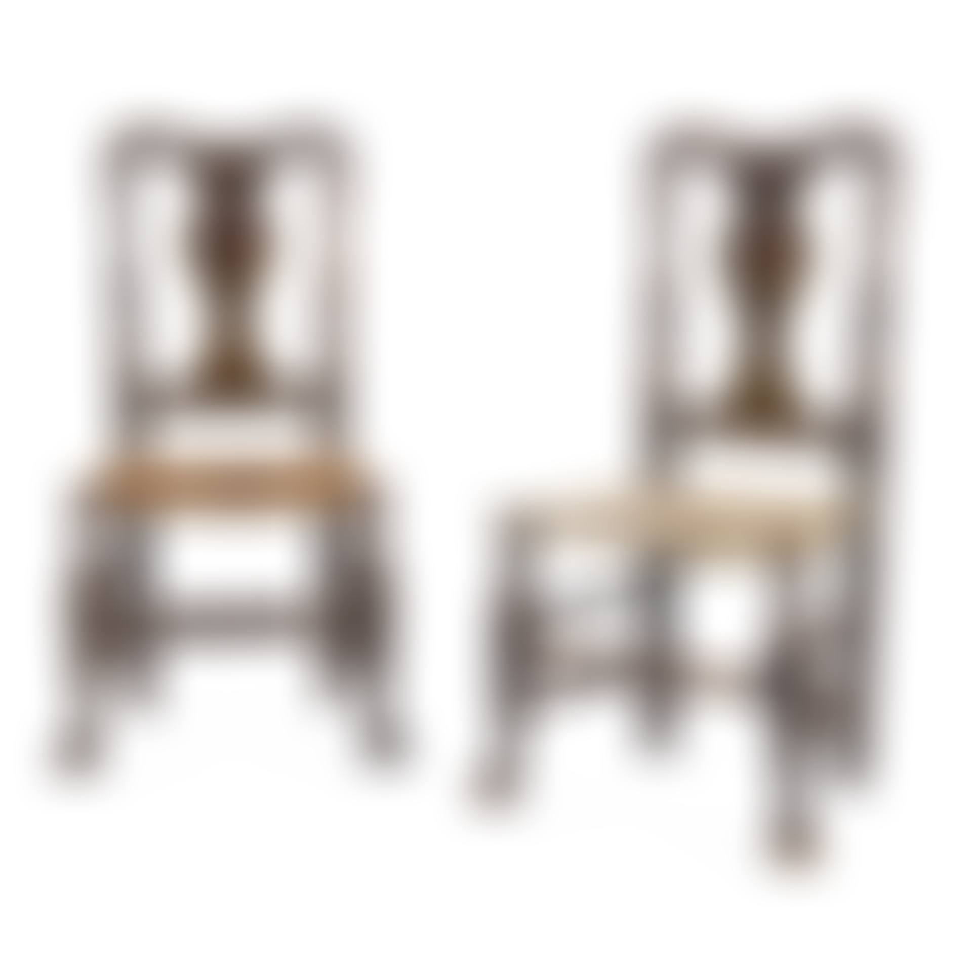 The Hendrickson Family Pair of Queen Anne Paint-Decorated Side Chairs, painted by Daniel Hendrickson, Jr. (1723-1788), Middletown, Monmouth County, New Jersey (preview)