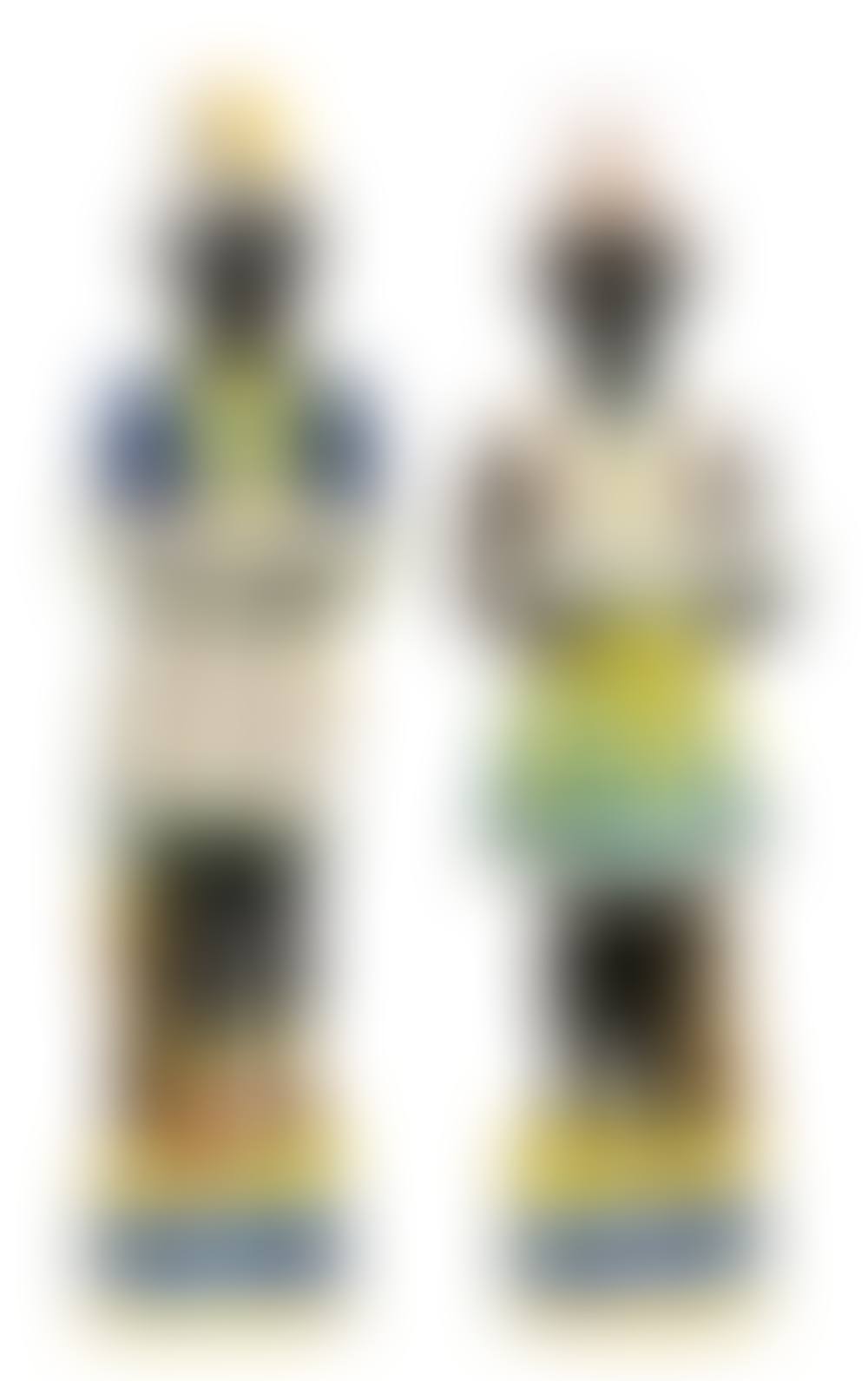 Pair of Italian Majolica Blackamoor Figures (preview)