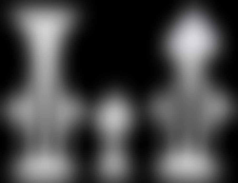 Three Steuben Ivrene jack-in-the-pulpit vases (preview)
