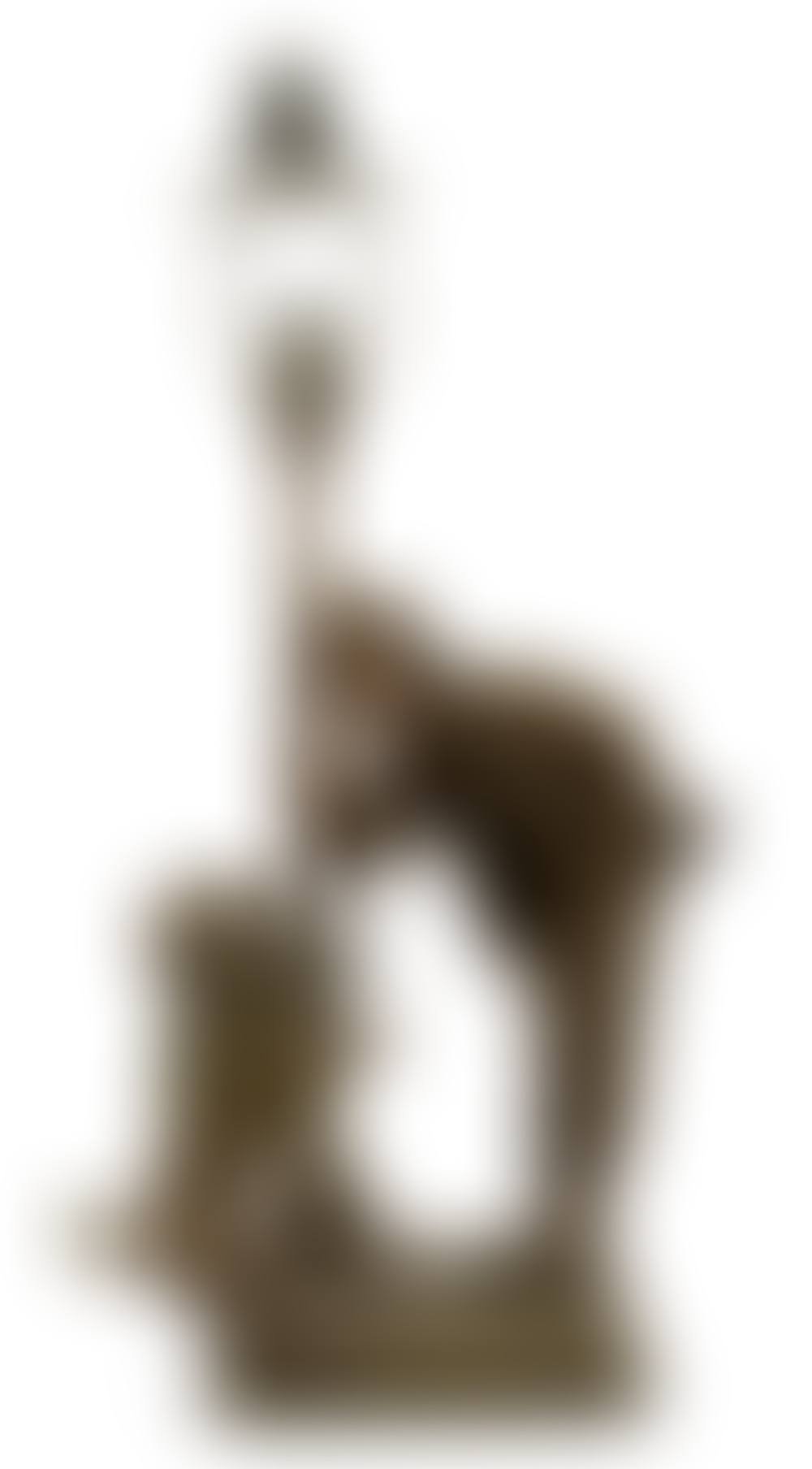 French Patinated Metal Figural Lamp (preview)