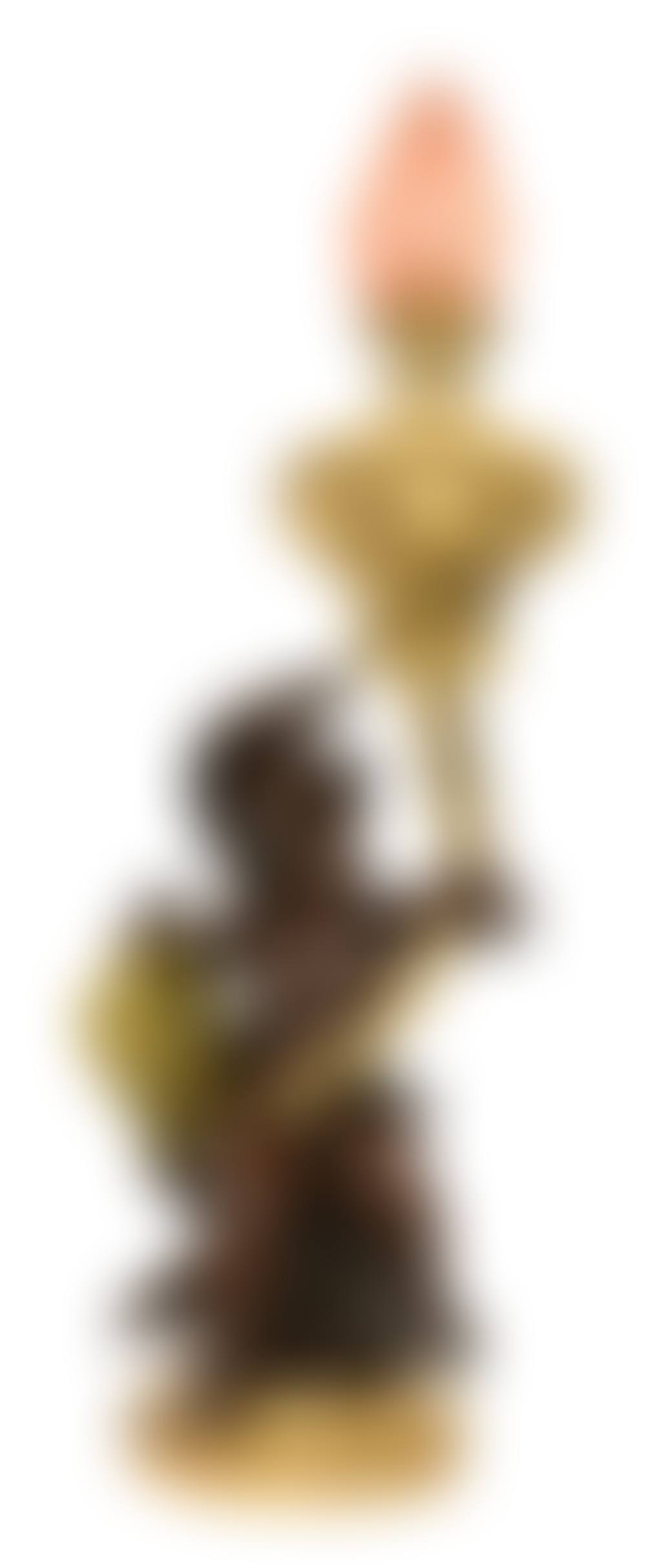 French Gilt & Patinated Bronze Figural Lamp (preview)