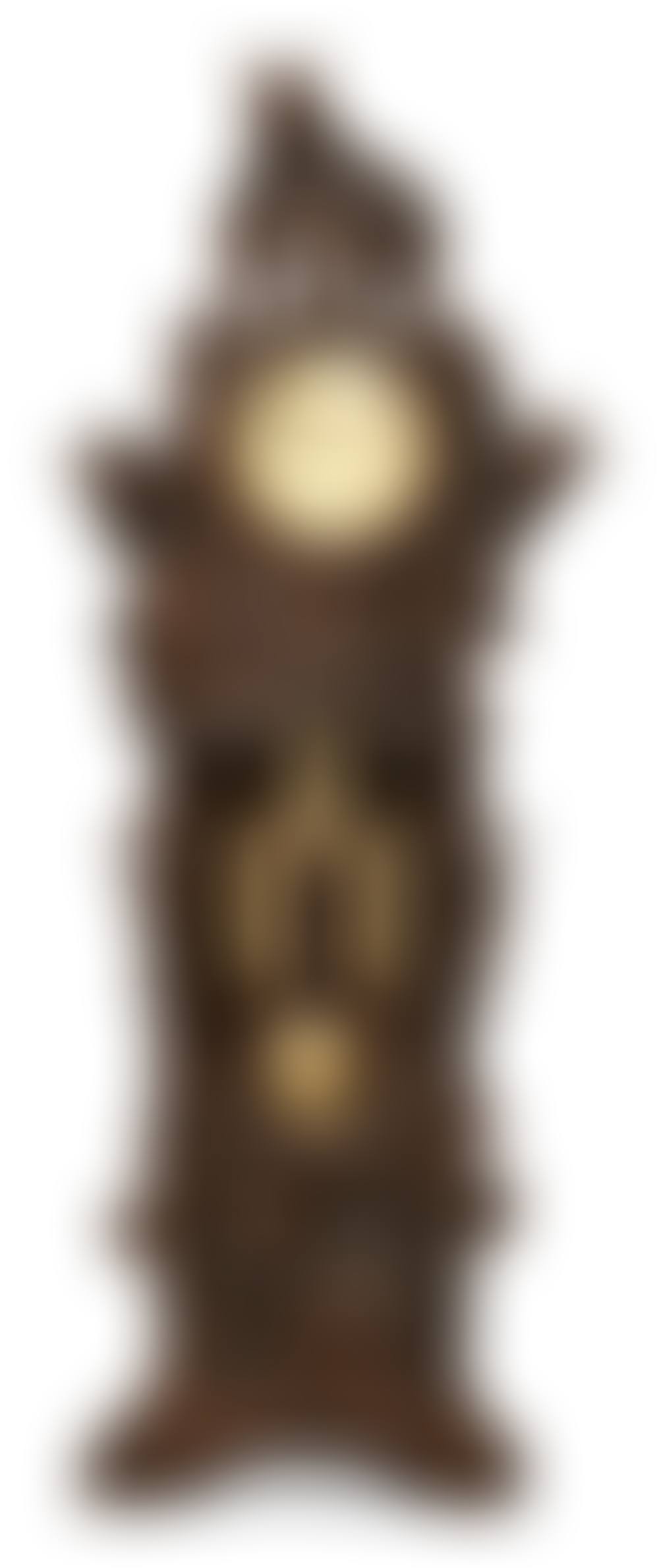 Black Forest Carved Wood Figural Grandfather Clock (preview)
