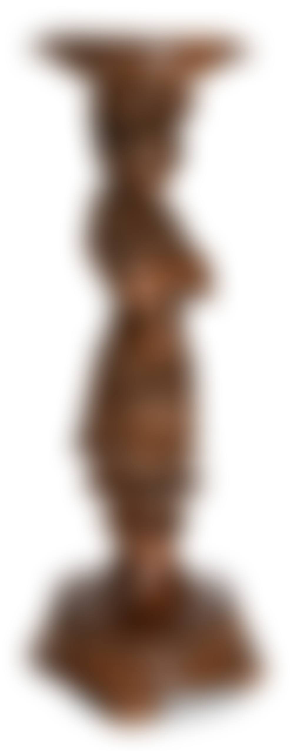 American Figural Carved Oak Pedestal (preview)