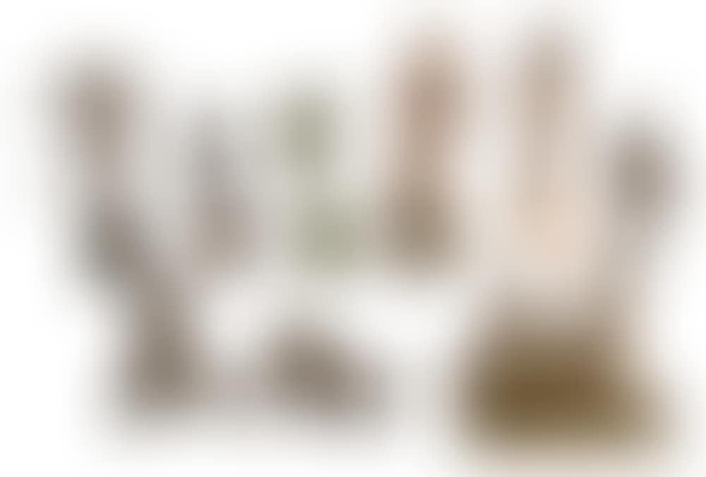 Eight Figural Bronze Sculptures (preview)