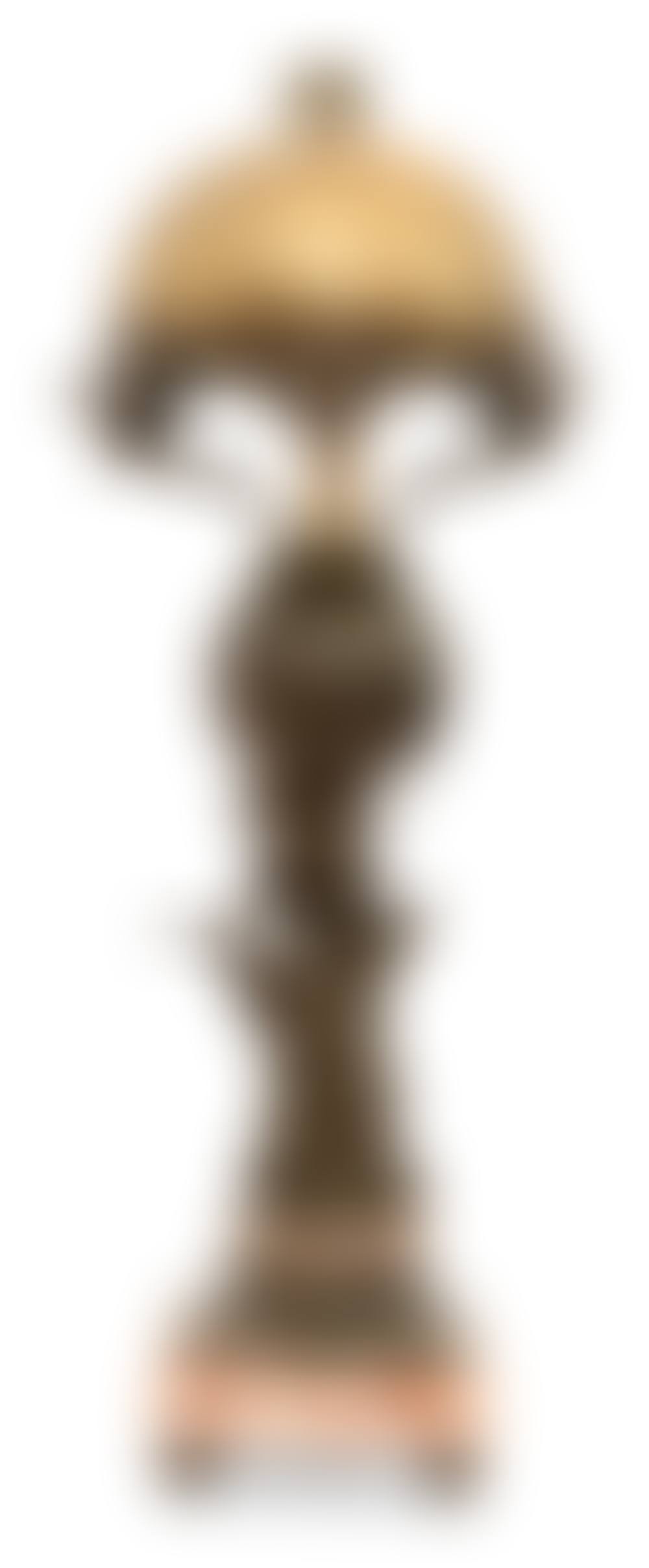 French Patinated Metal, Marble & Brass Hot Air Balloon-Form Lamp (preview)