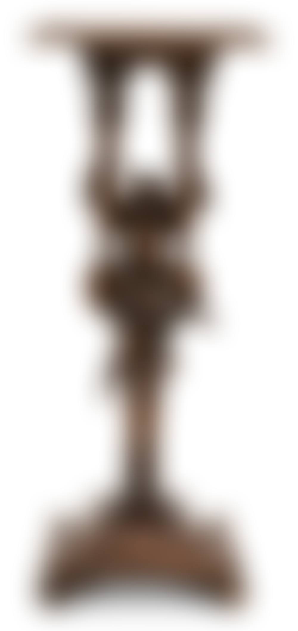 American Figural Carved Oak Plant Stand (preview)