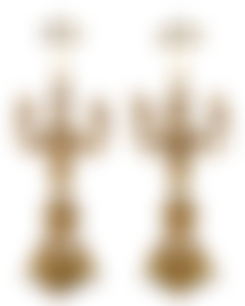 Pair of French Gilt Bronze Seven-Arm Candelabra Lamps (preview)