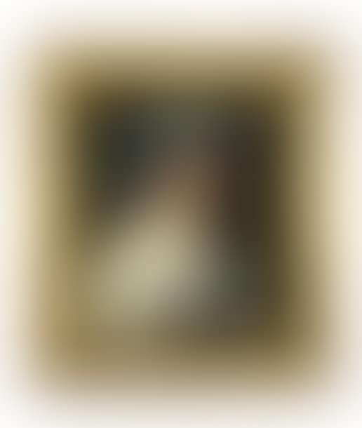 Portrait of a woman with a blue turban (preview)
