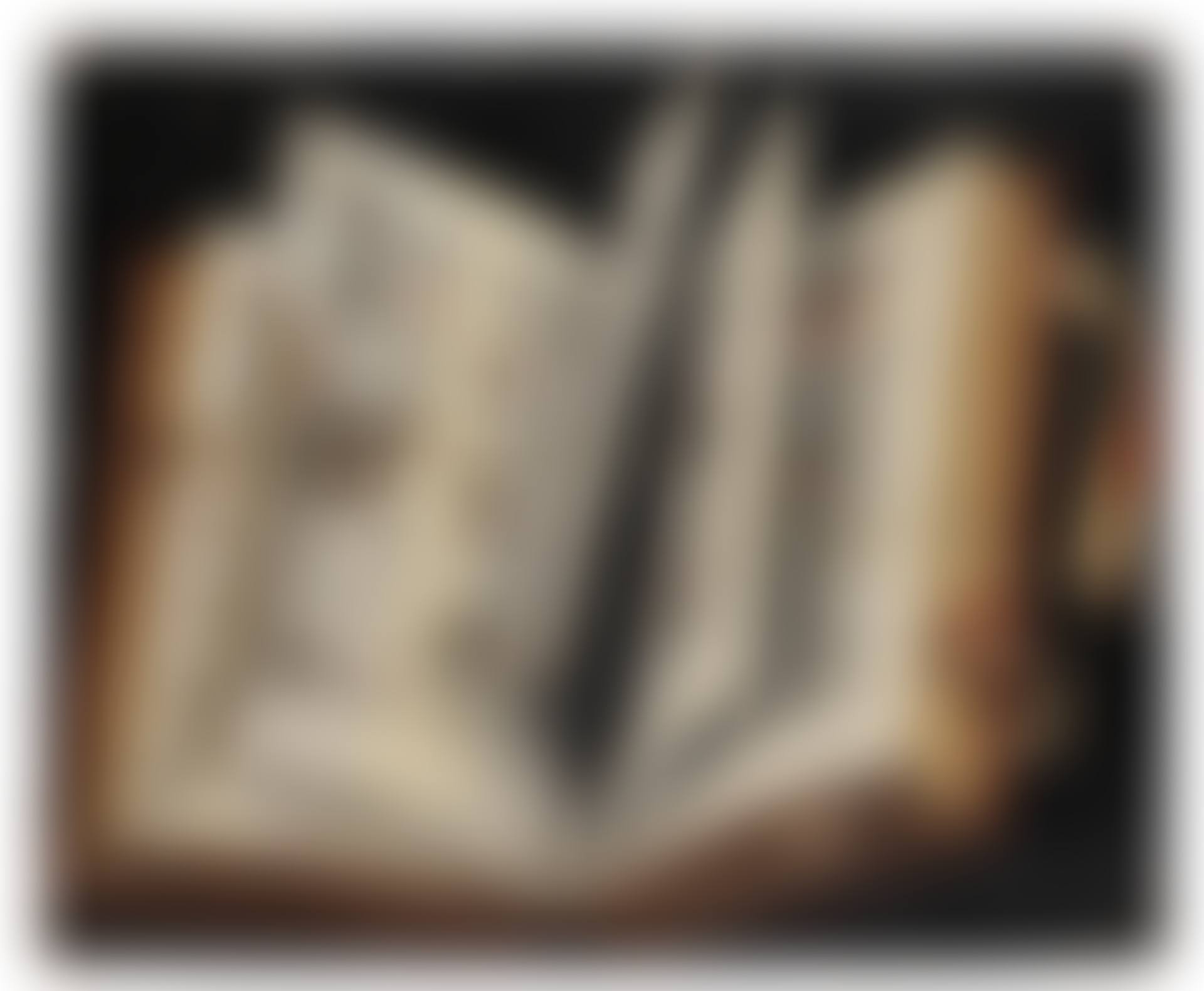 Still life of an illuminated manuscript (preview)