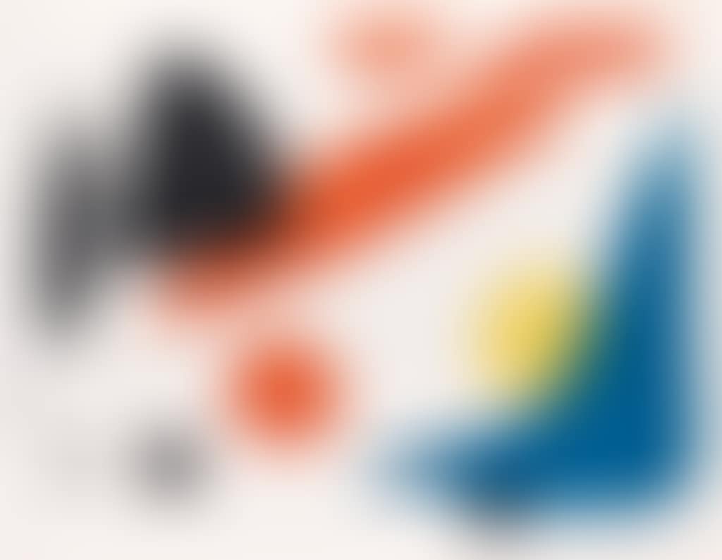 Composition (Blue Boomerang with Red, Black and Yellow Shapes) (preview)