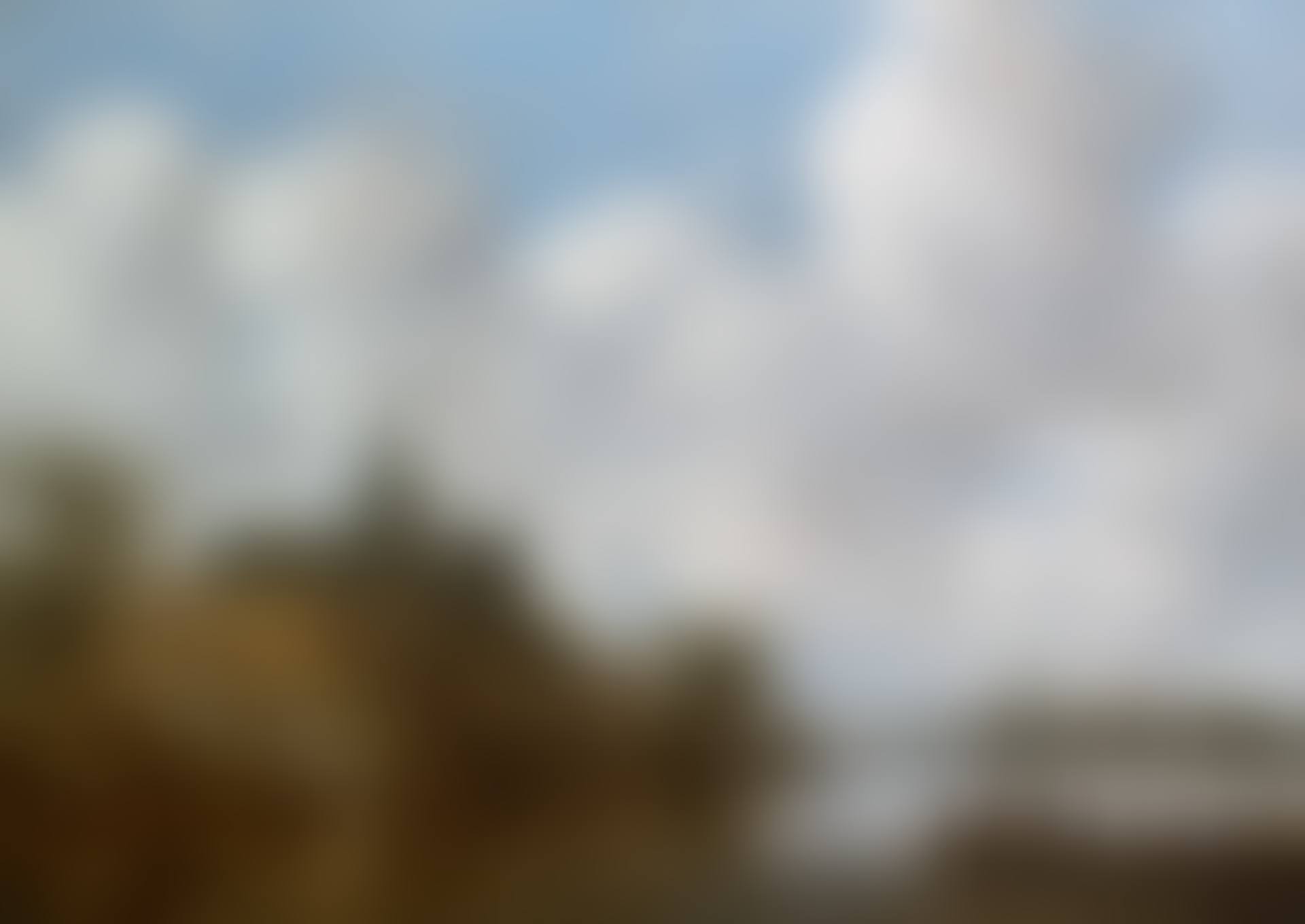 River landscape with a ferry and a church (preview)
