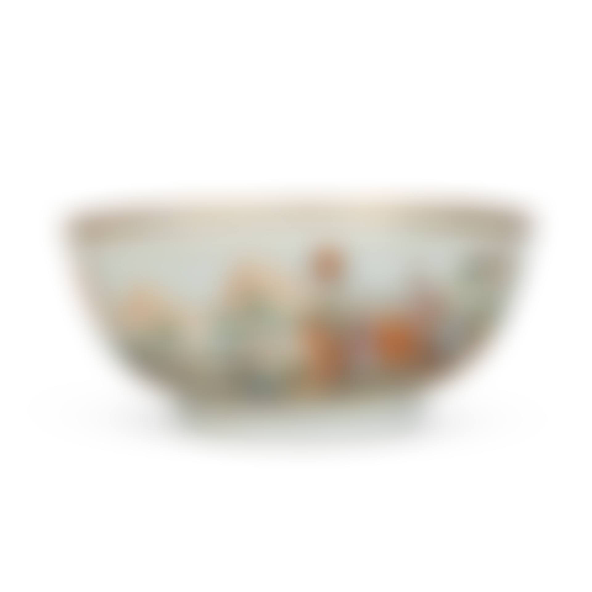 An Extremely Rare Chinese Export Famille-Rose 'Foreigner's Procession' and Armorial Punch Bowl, Qing Dynasty, Qianlong Period (preview)