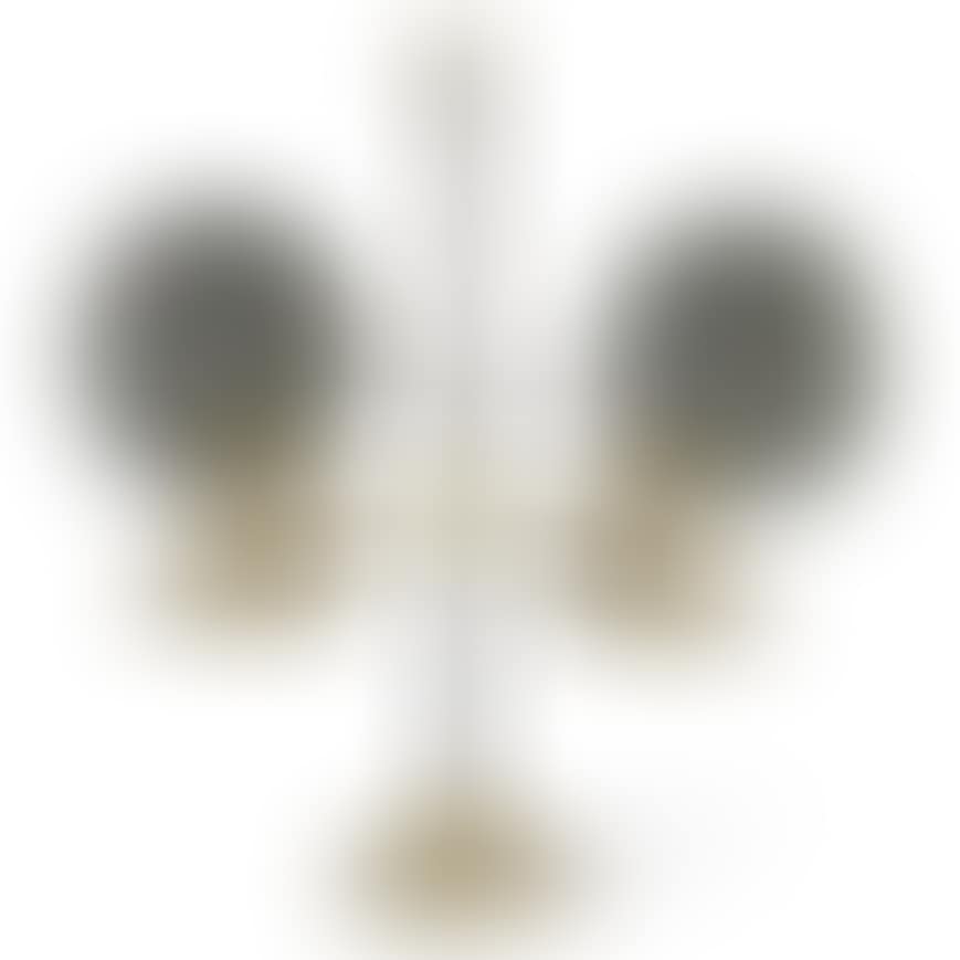 A Rare Paktong Two-Light Library Lamp (preview)