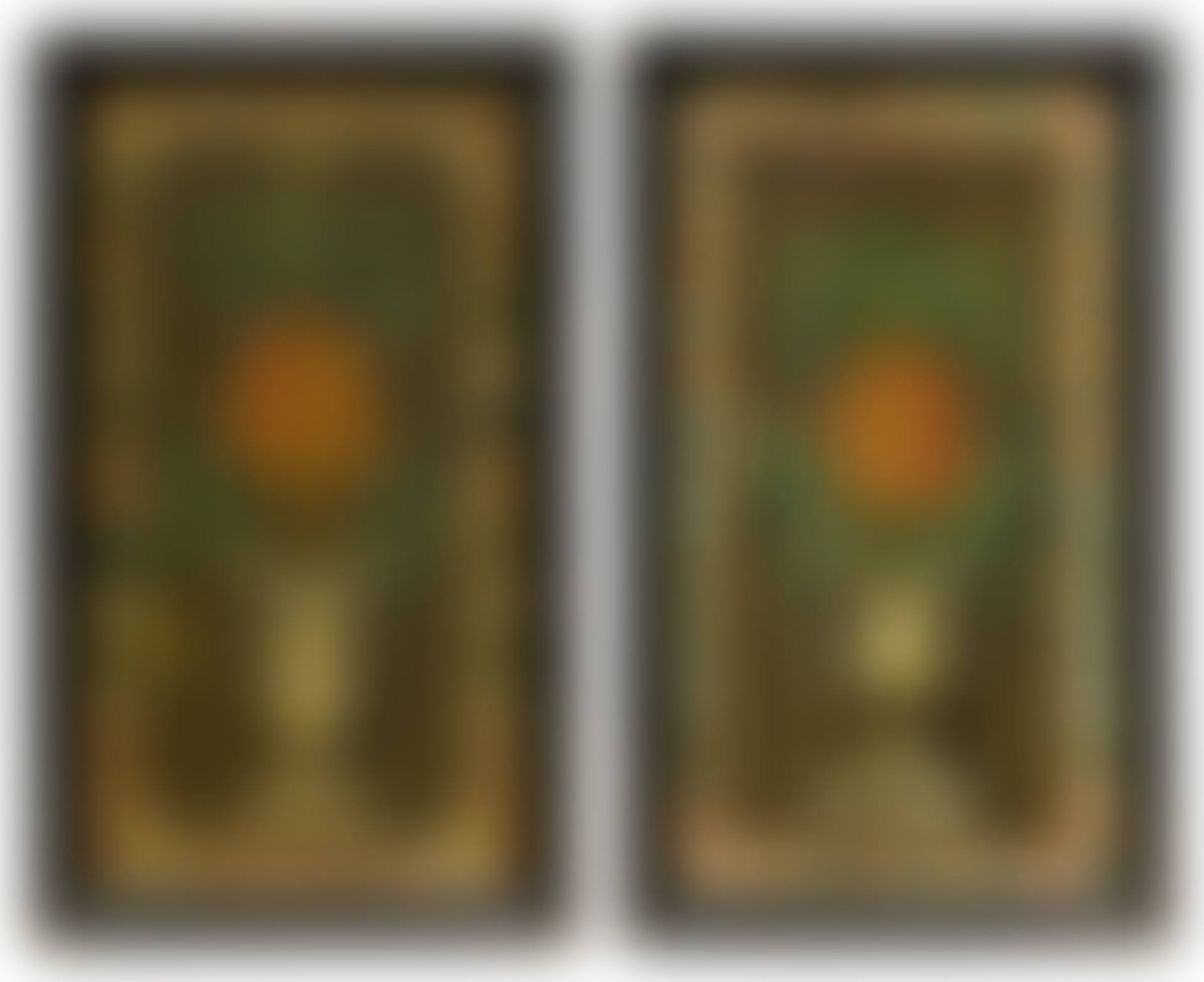 A Pair of Decorative Pineapple Painted Panels (preview)