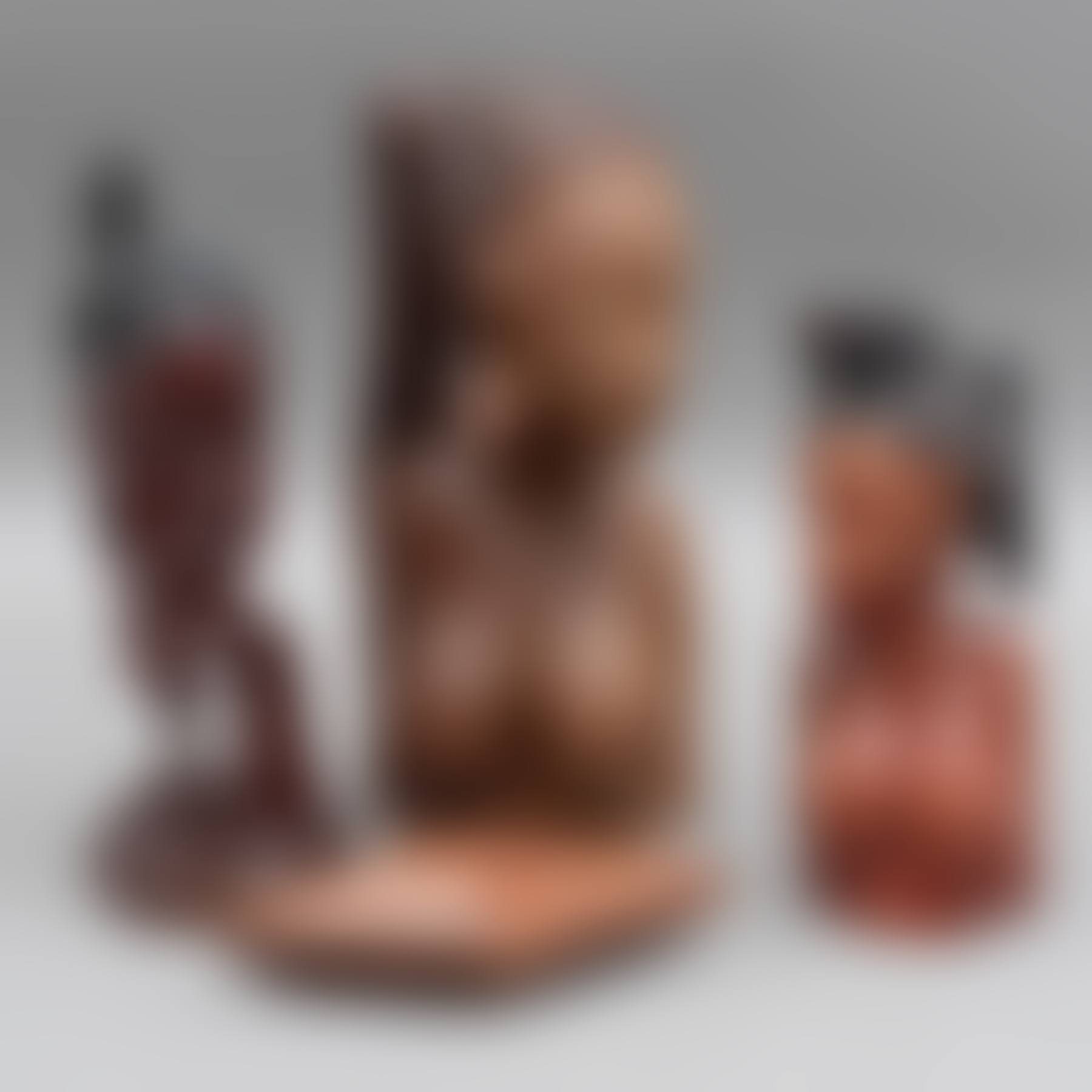 Figures of female busts and rhombus (preview)