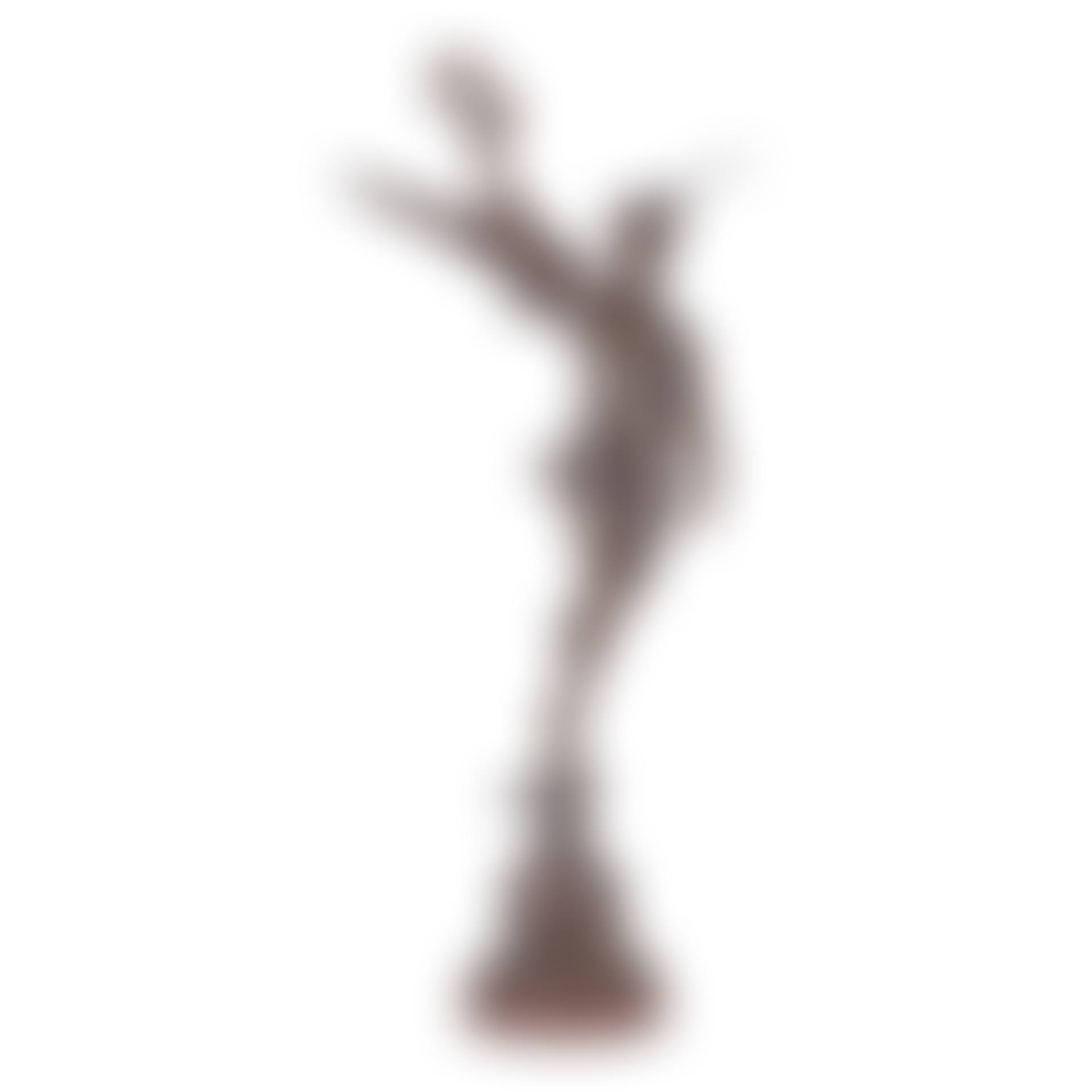 A late 19th century French patinated bronze figure of Nike (preview)