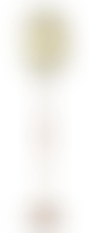 A teak and brass floor lamp with spiral shaped nylon shade (preview)