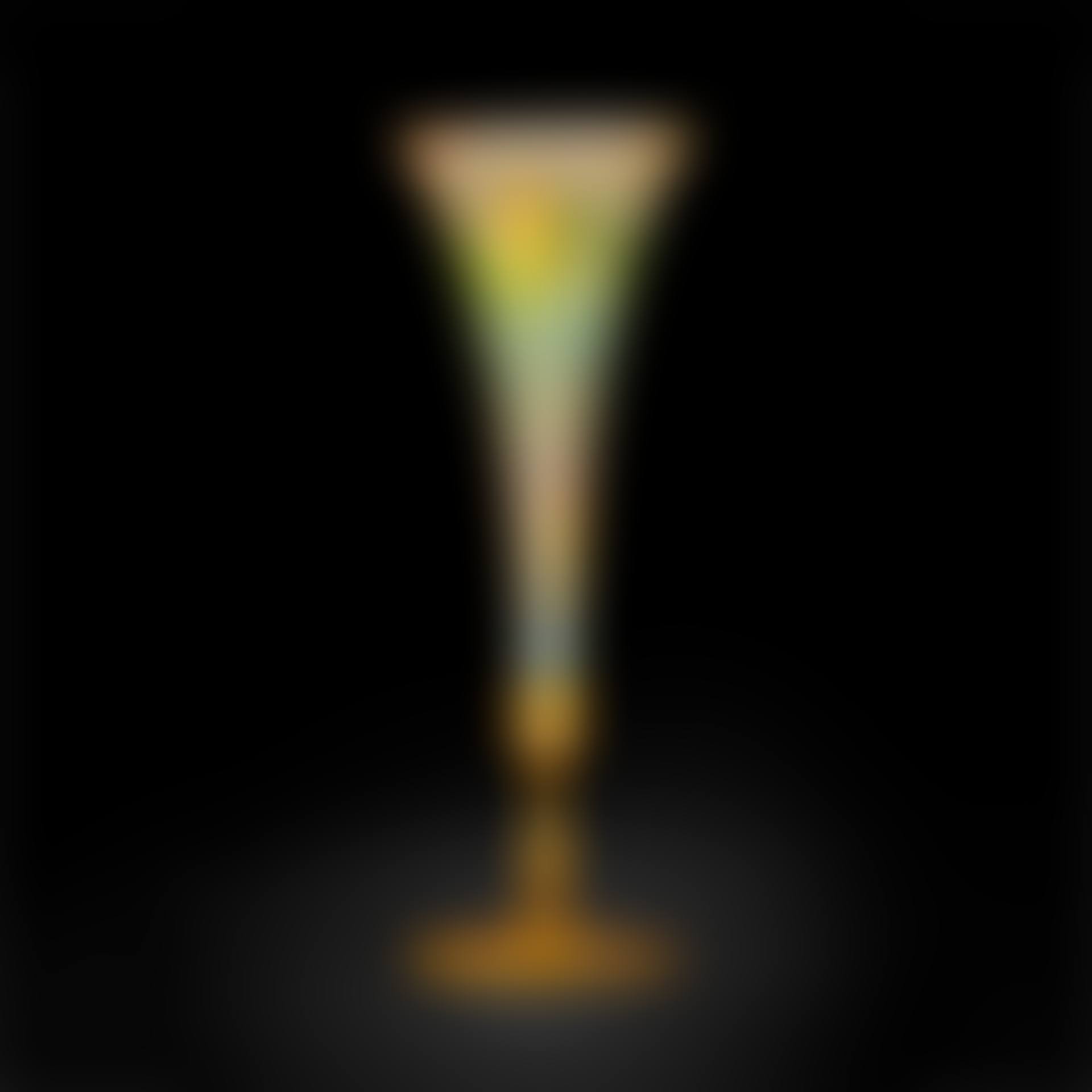 Decorated Trumpet Vase on Stand (preview)
