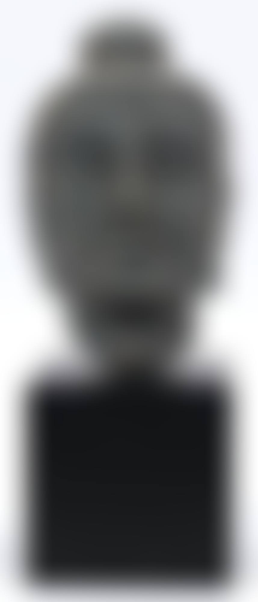Carved basalt buddha head (preview)