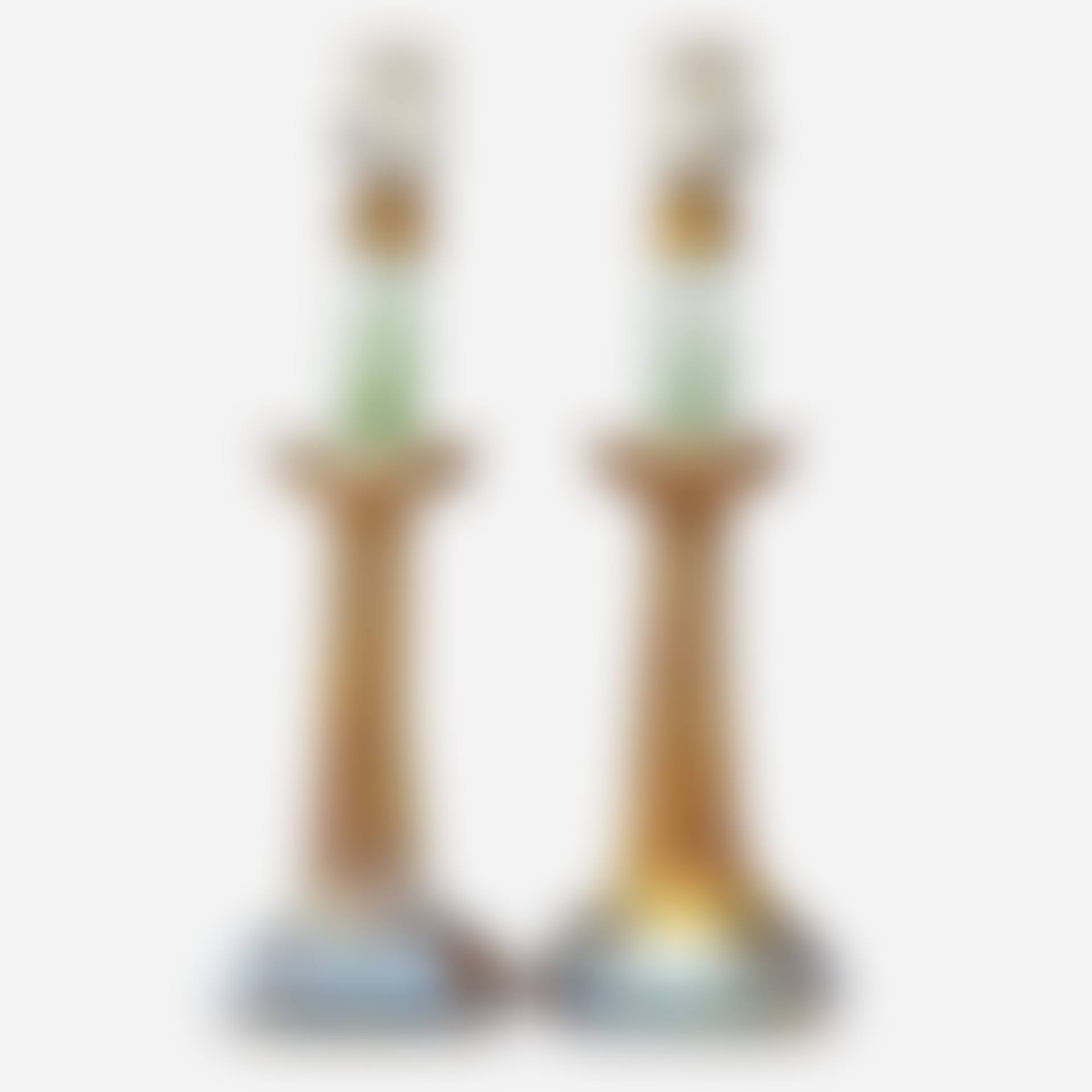 Favrile candle lamp bases, set of two (preview)
