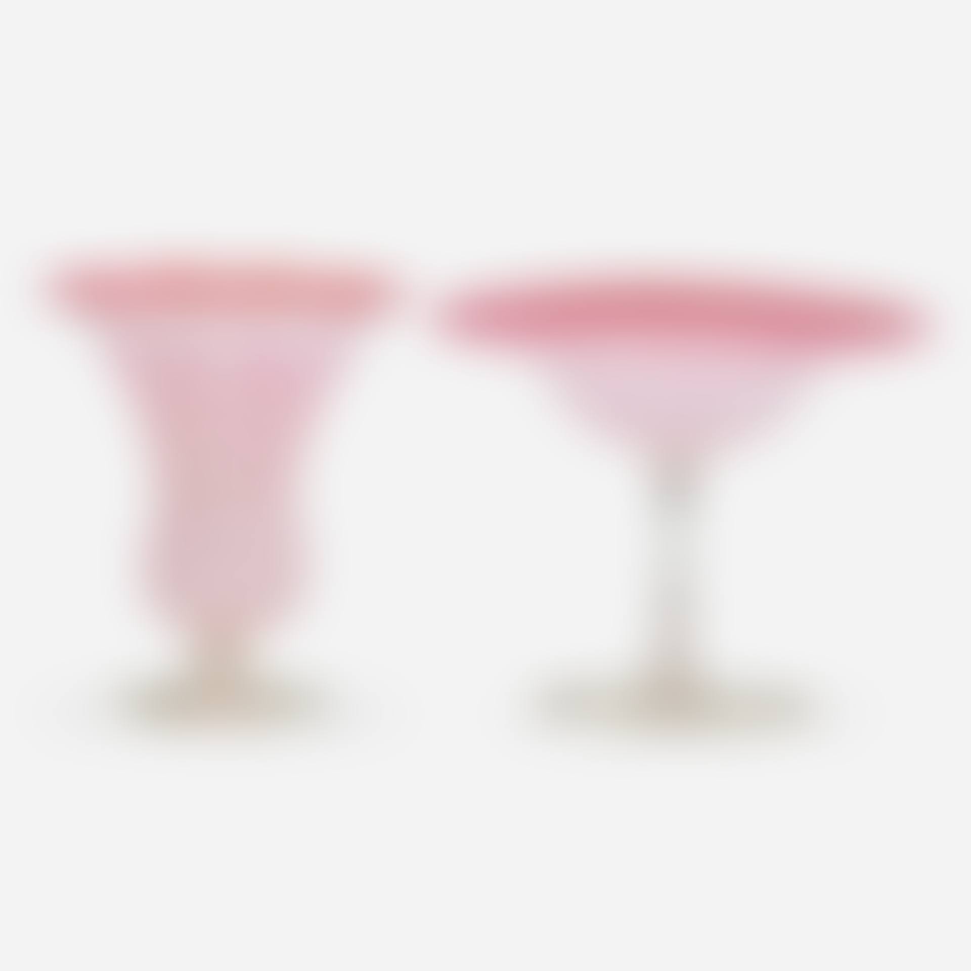 Pink Pastel Favrile compote and flaring vase (preview)