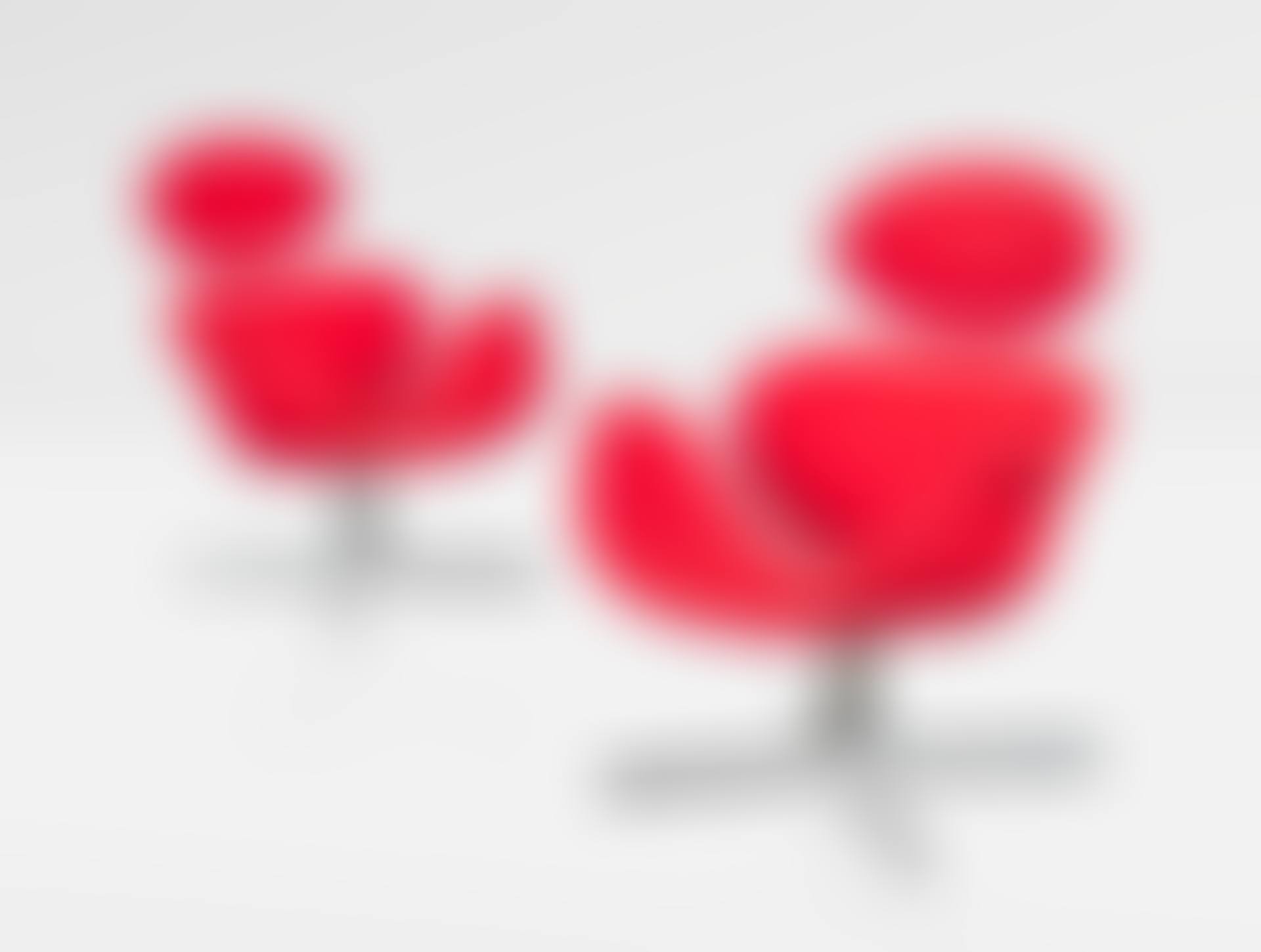 Paire de fauteuils "F551", dit "Tulipe" ou "Cygne" (preview)