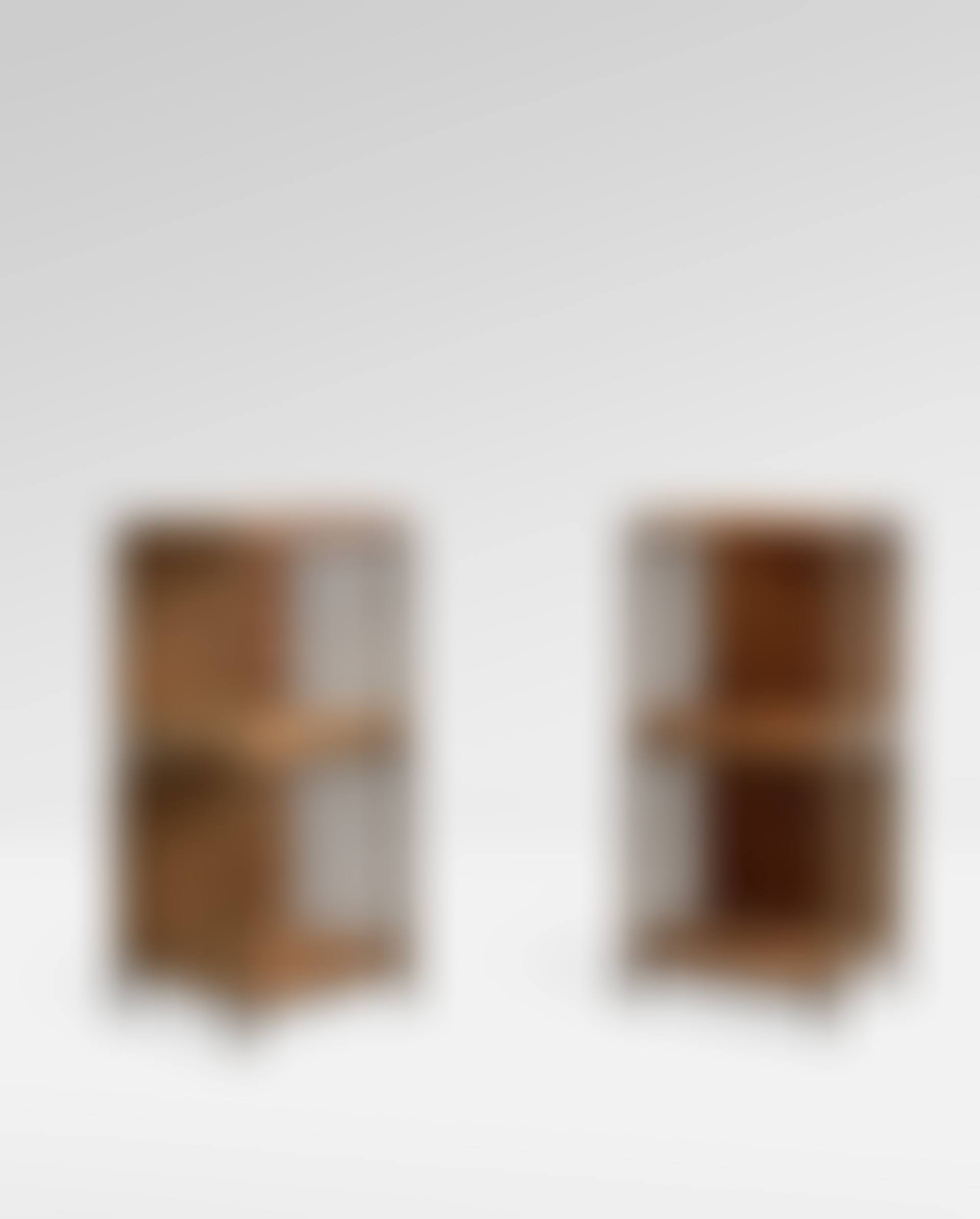 Paire de bibliothèques basses "Cubes Croisillons" (preview)