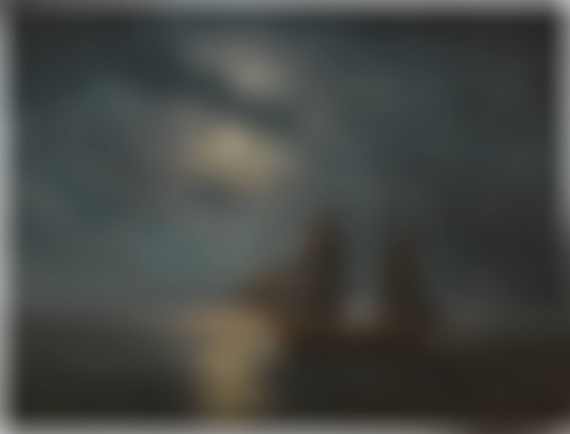 Ship in full sail in a moonlit night (preview)