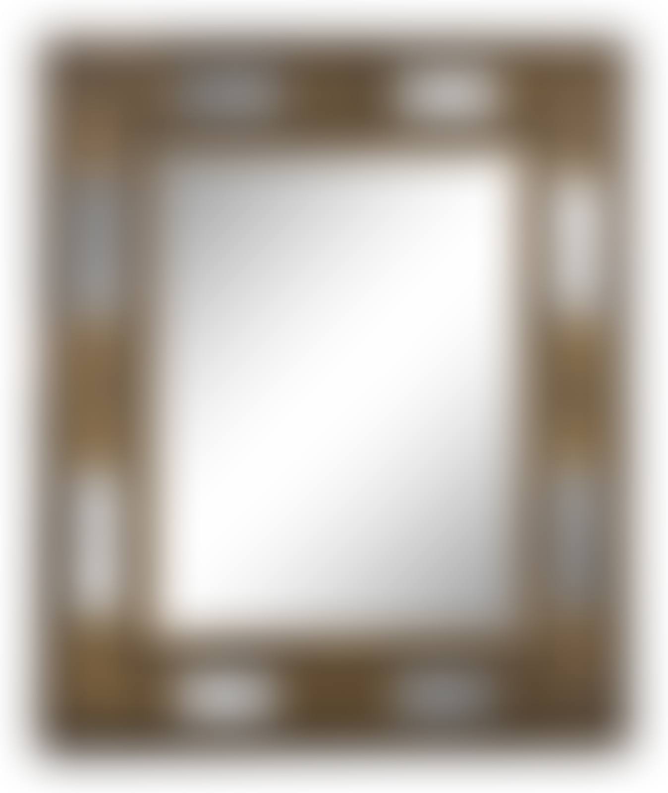 A Dutch Pressed Brass and Part Ebonized Mirror (preview)