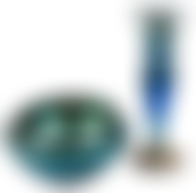 Two Steuben Aurene Table Objects (preview)