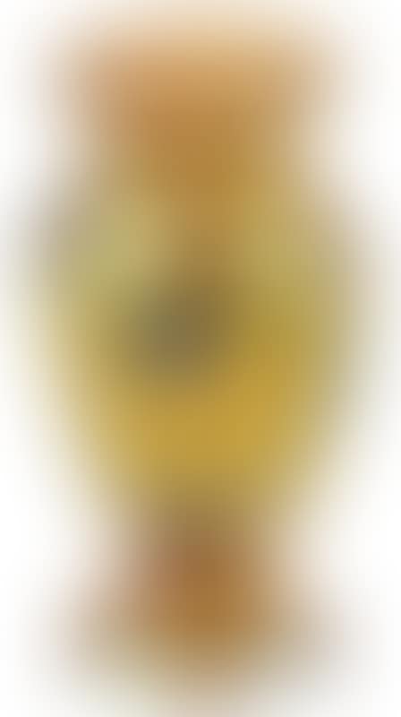 Small iridescent gold baluster vase (preview)