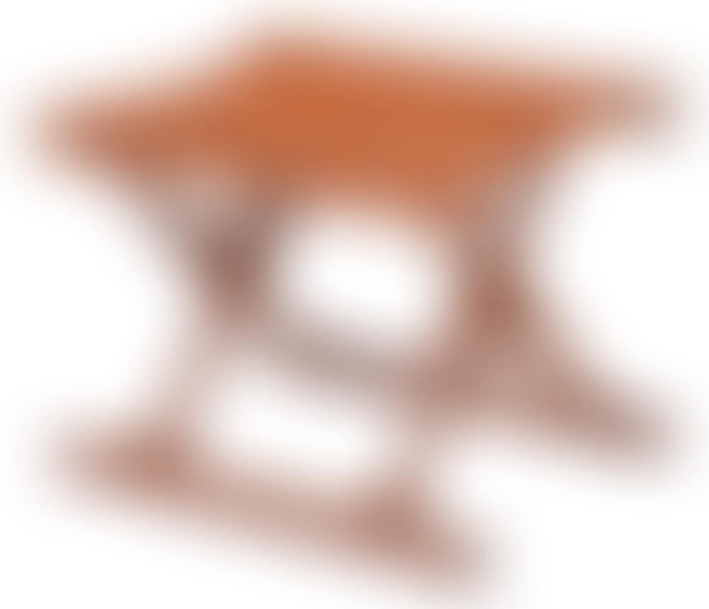 Mid Century Wood Leather Folding Chair (preview)